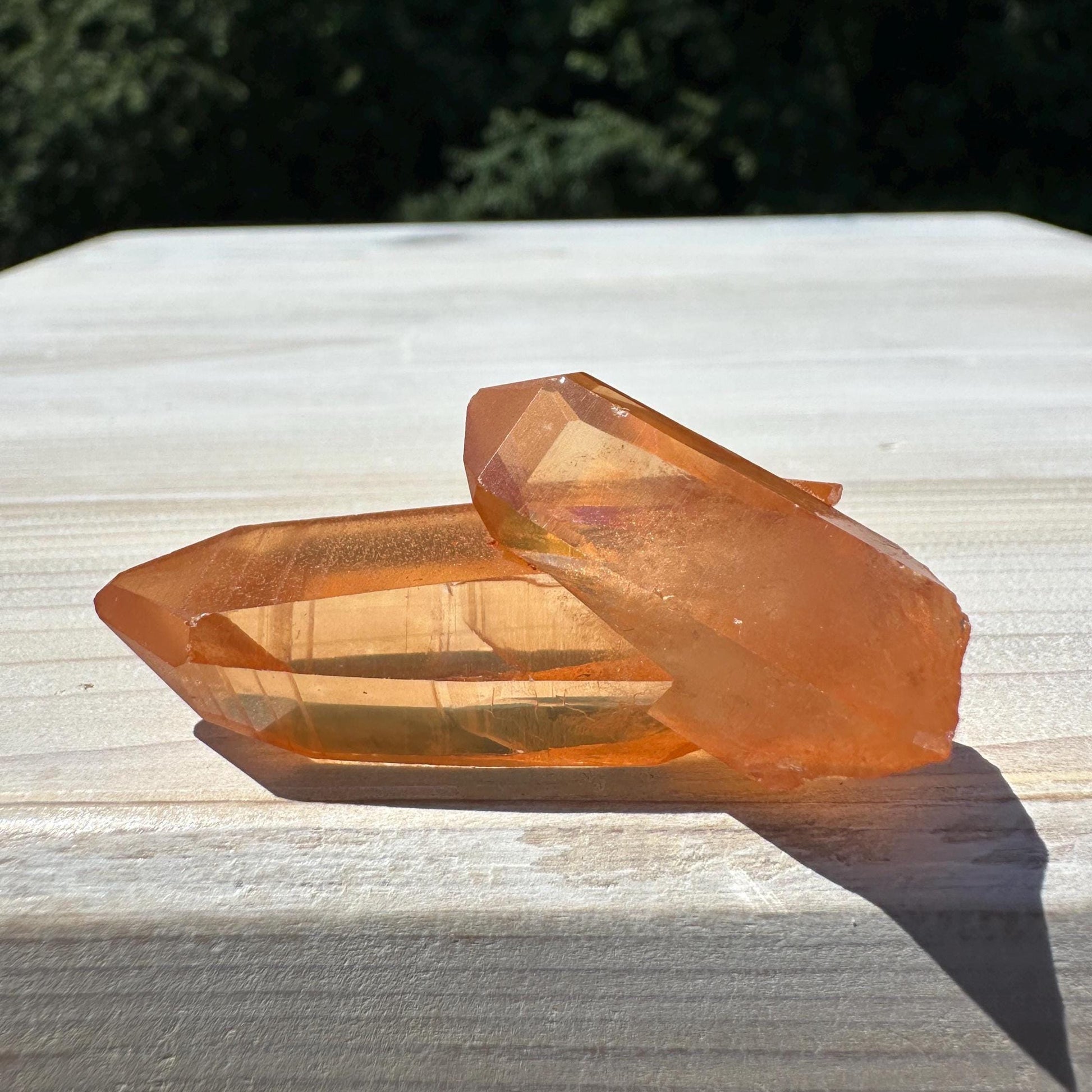 Beautiful Tangerine Quartz Small Cluster - #5