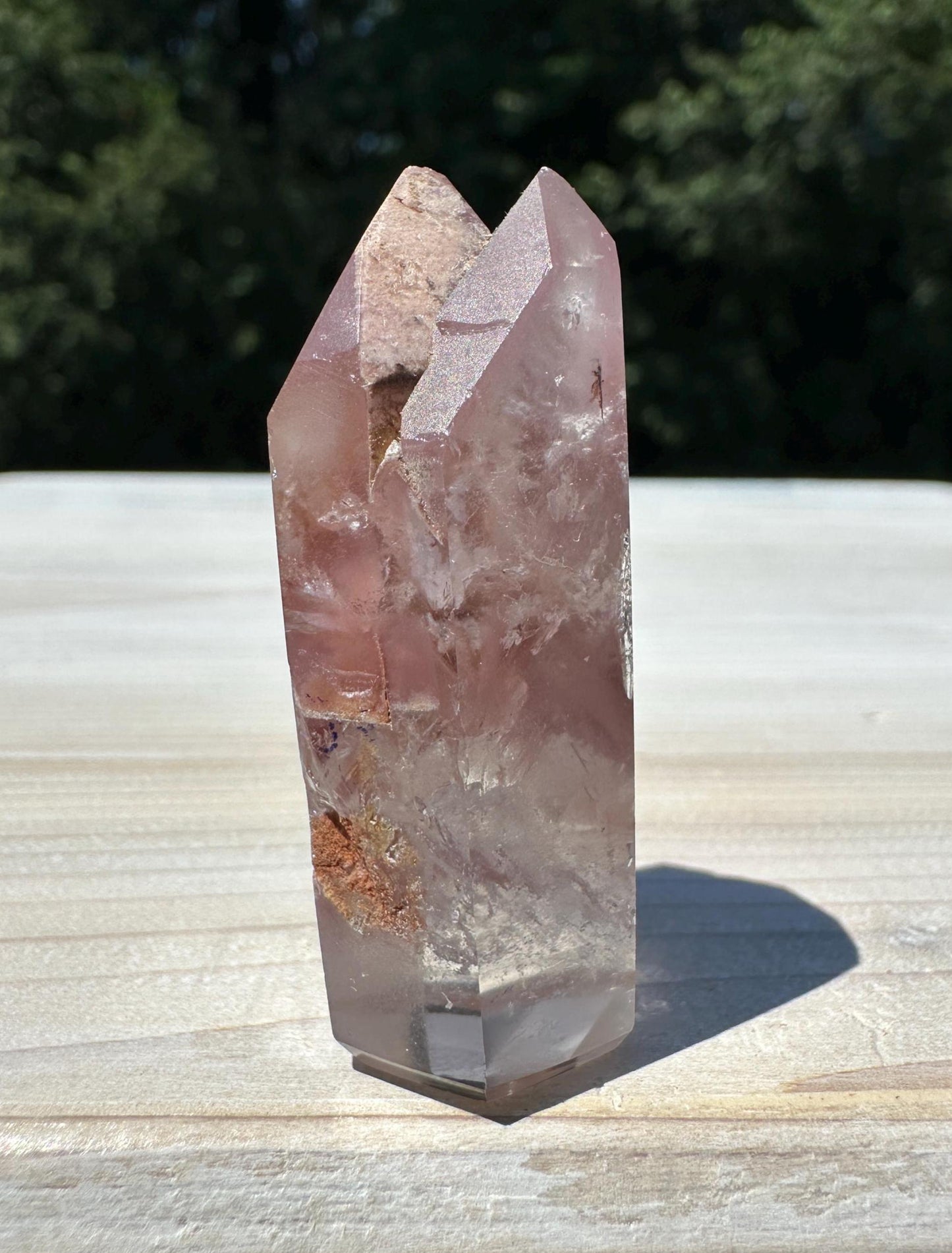 Rare Twin Pink Lithium Point from Brazil - #1