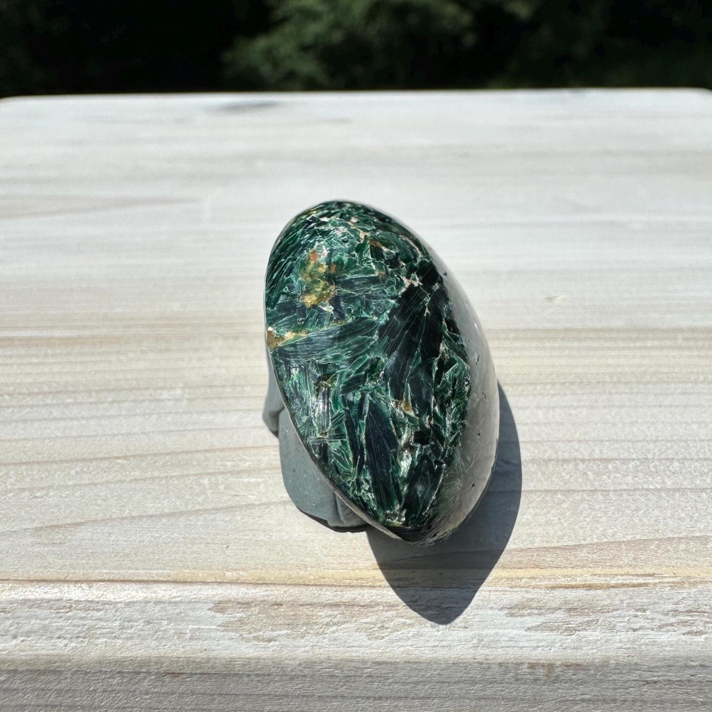 Stunning Fuchsite and Green Mica Cabochon - #4