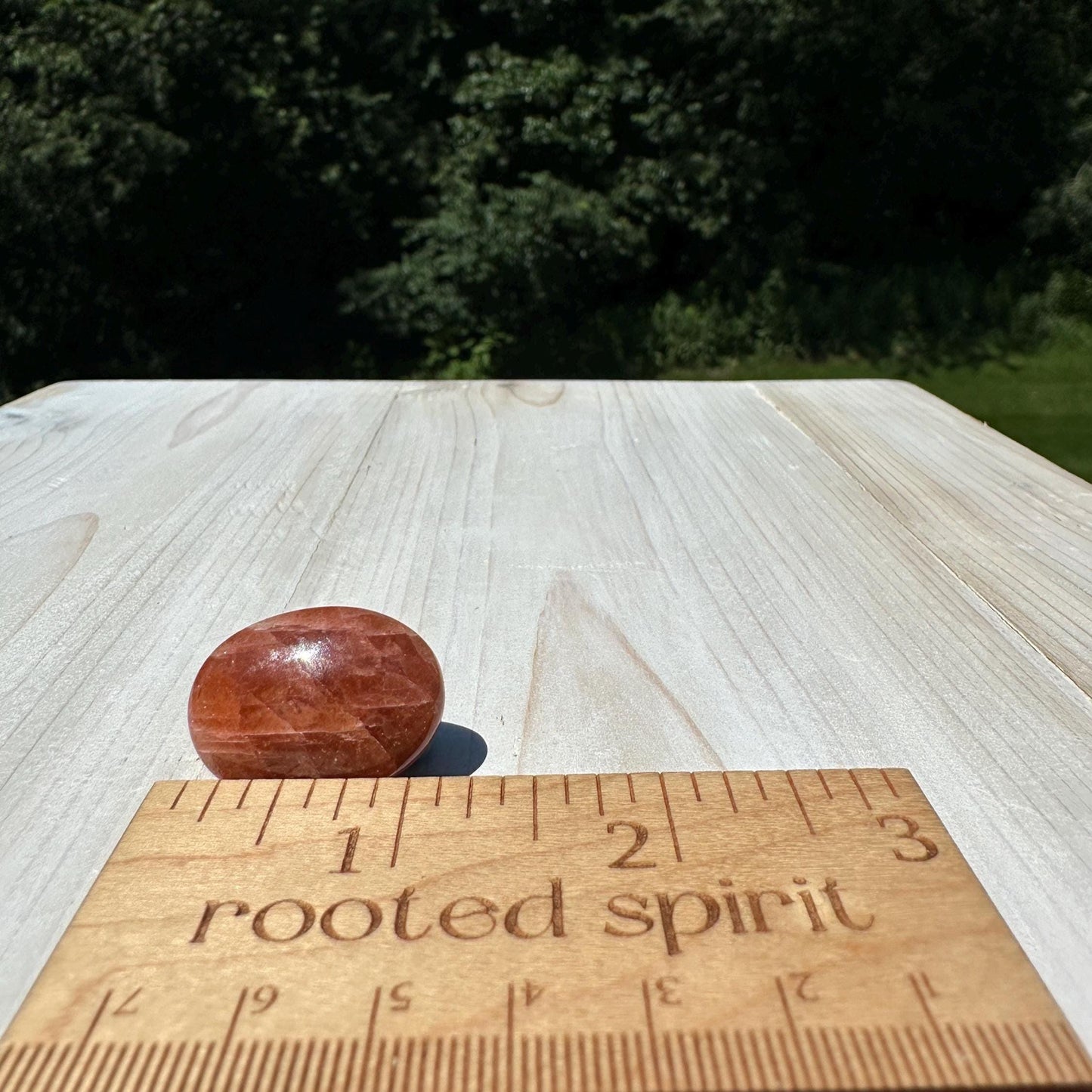 Stunning Natural High Quality Sunstone Mini Palm Stone | Mini Button Palm Stone
