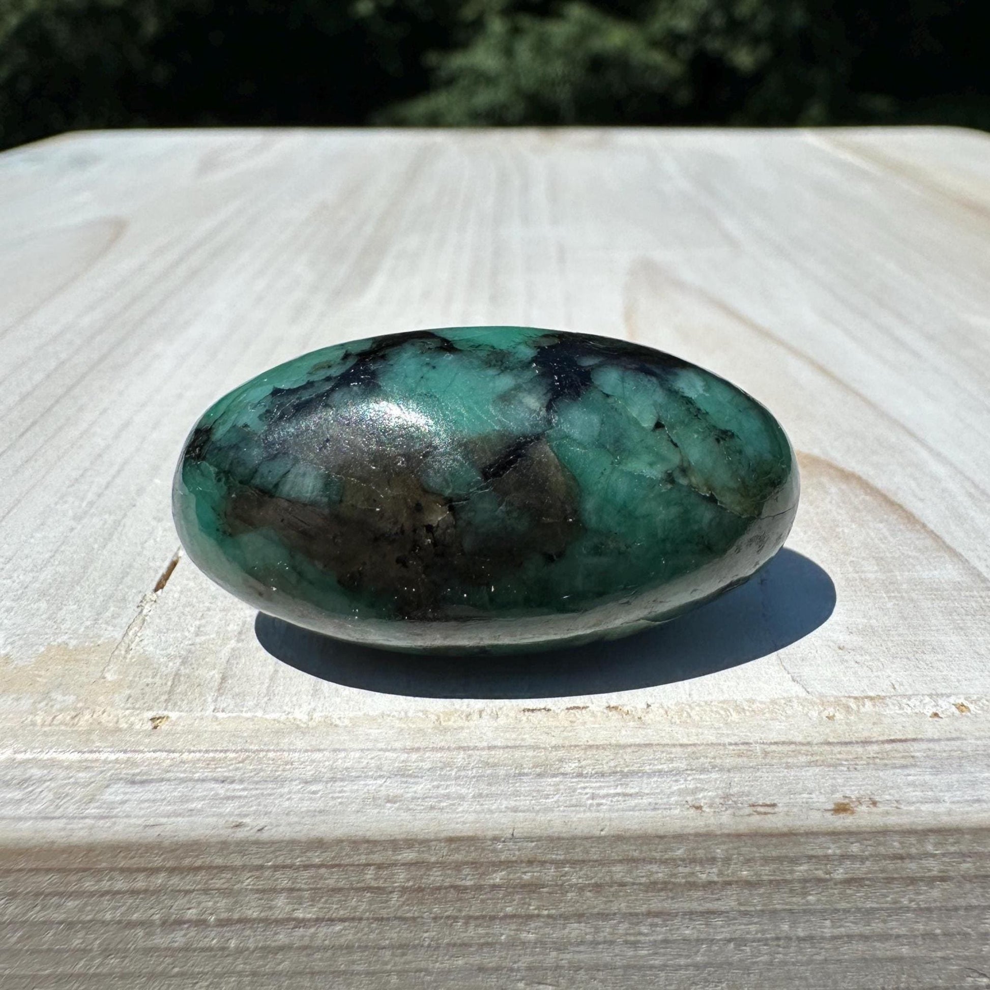 Beautiful Natural High Quality Emerald Polished Lingam - #3