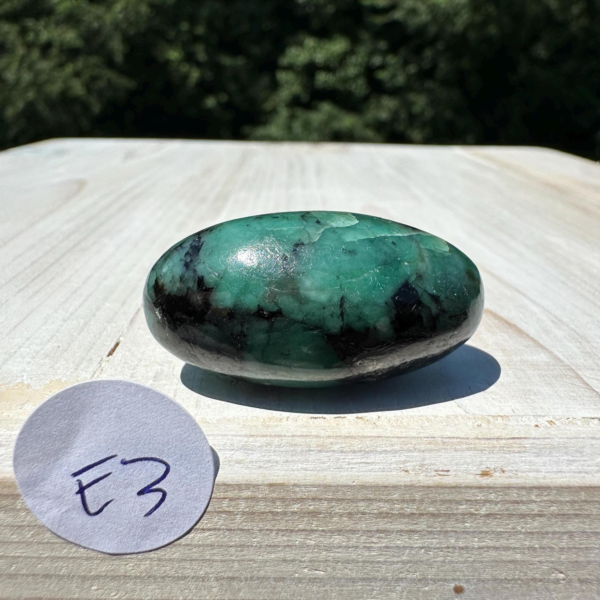 Beautiful Natural High Quality Emerald Polished Lingam - #3