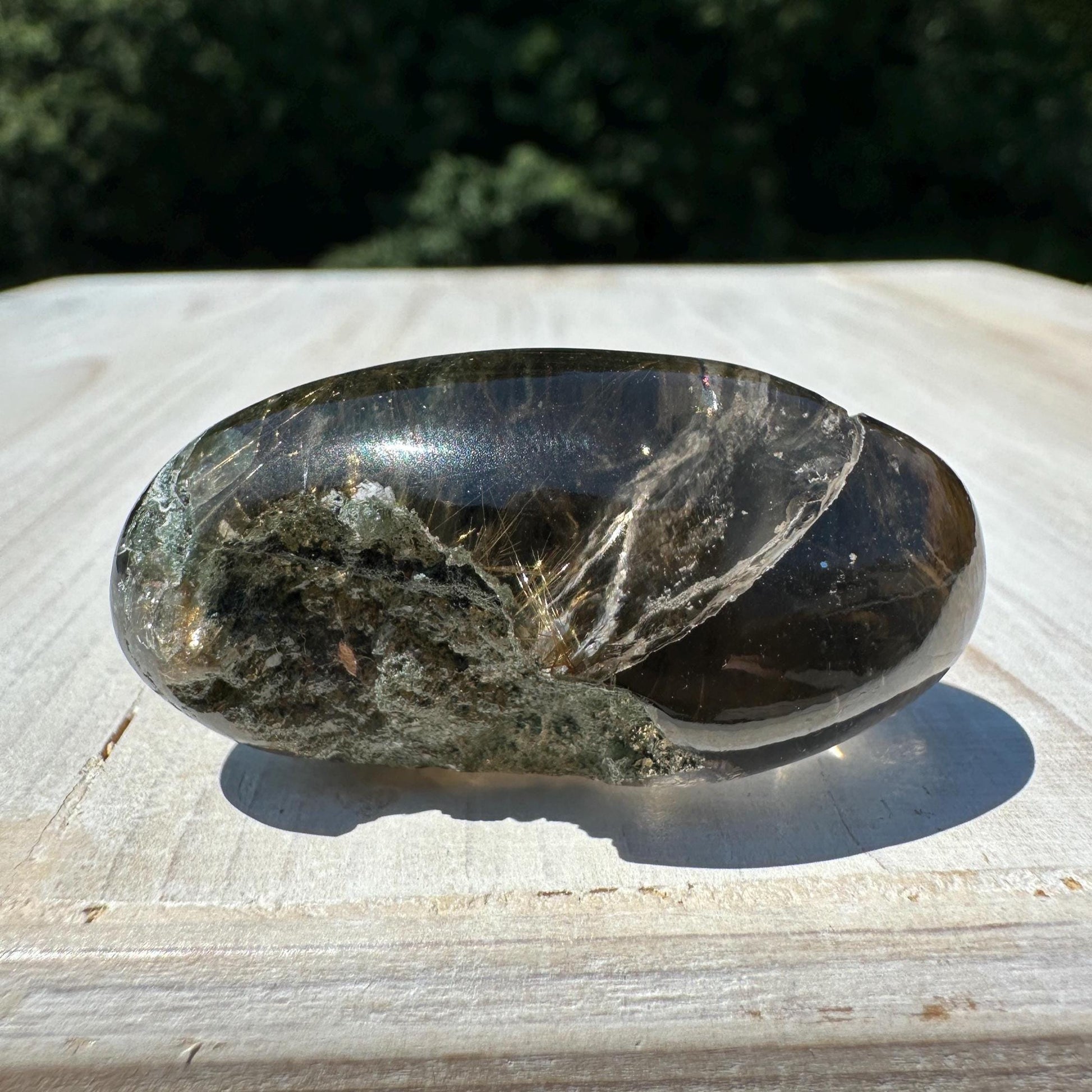 Incredible Himalayan Quartz Lingam with Rutile from India