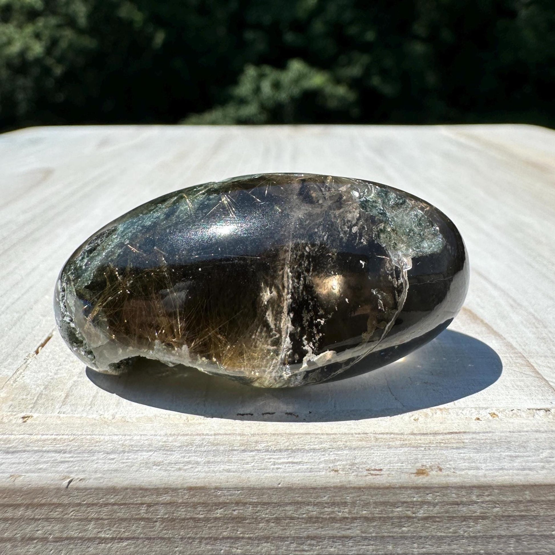 Incredible Himalayan Quartz Lingam with Rutile from India