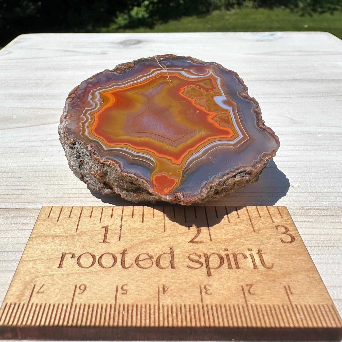 Stunning Moroccan Agate Geode Specimen