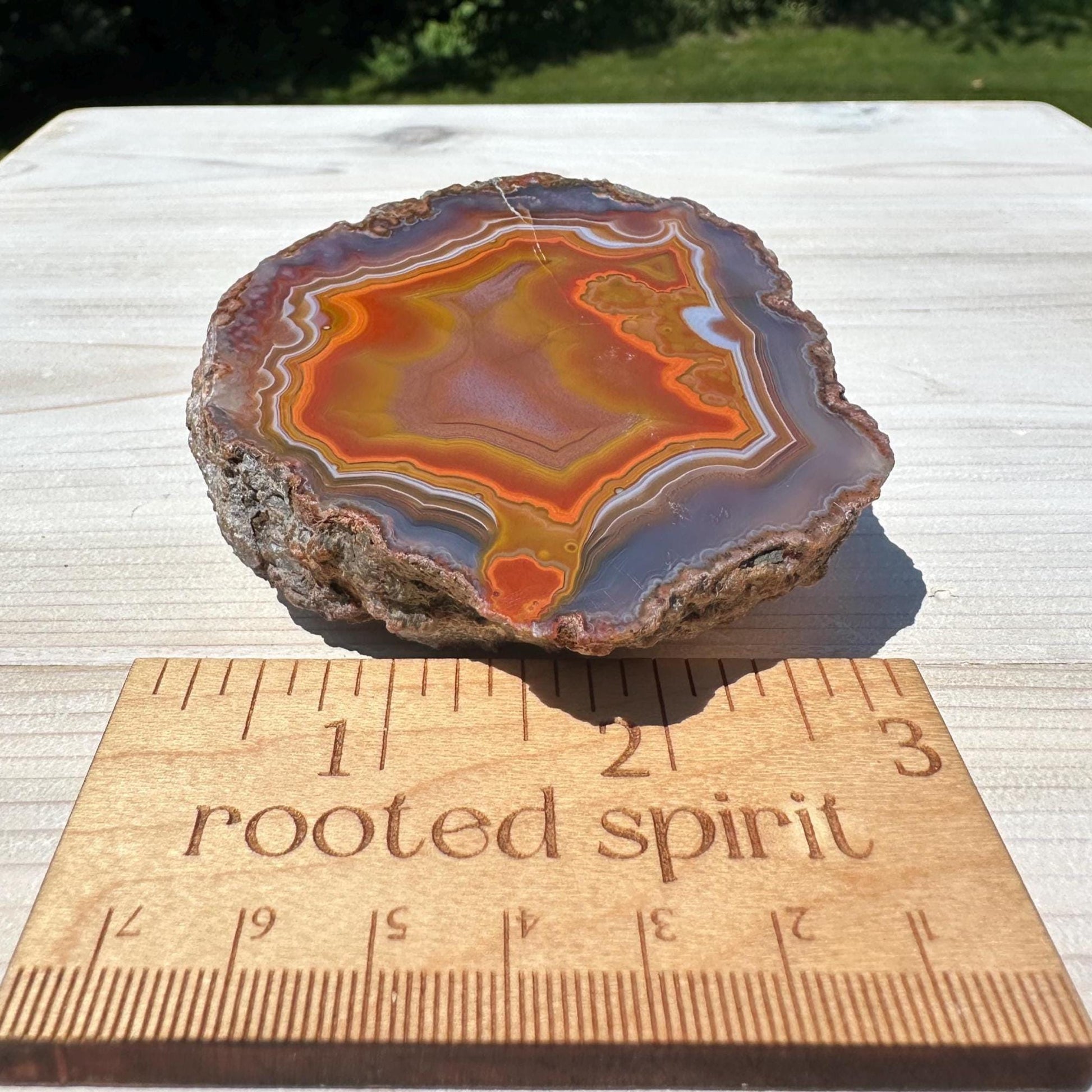 Stunning Moroccan Agate Geode Specimen