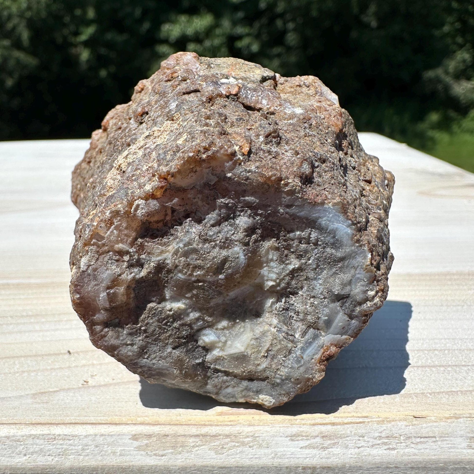 Stunning Moroccan Agate Geode Specimen