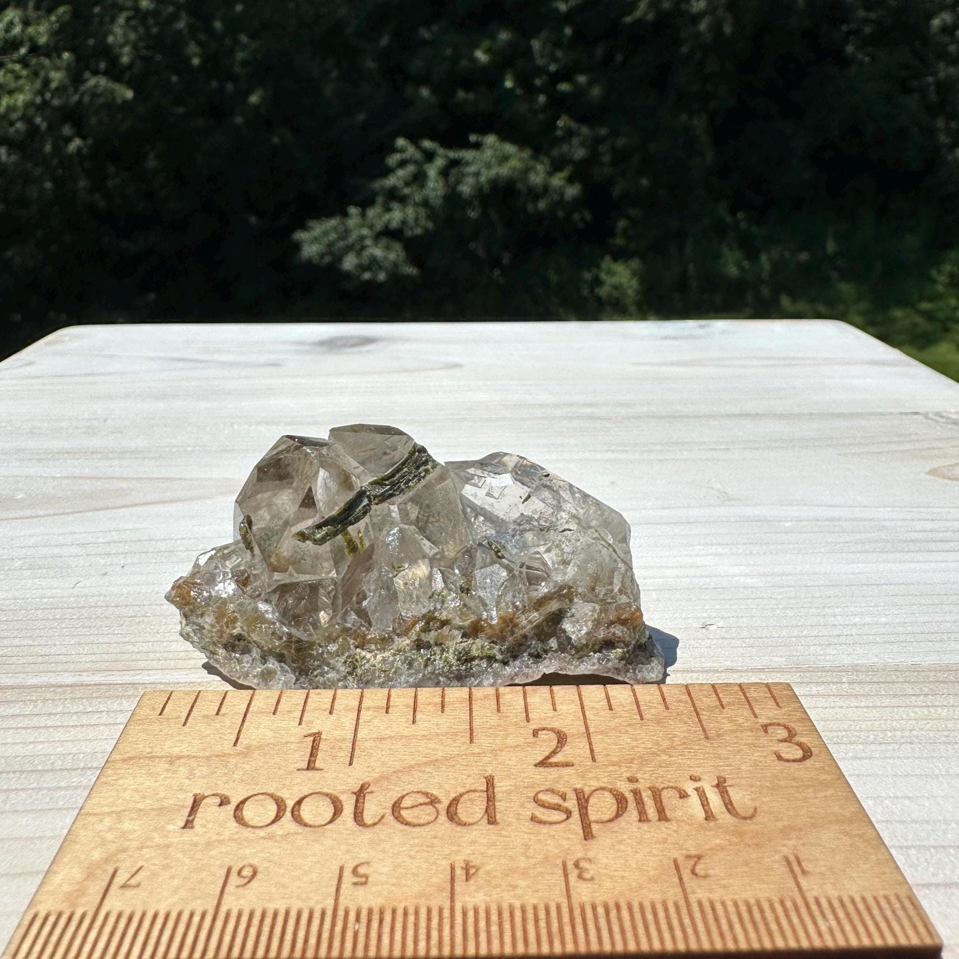 Stunning Epidote and Quartz Cluster - #2
