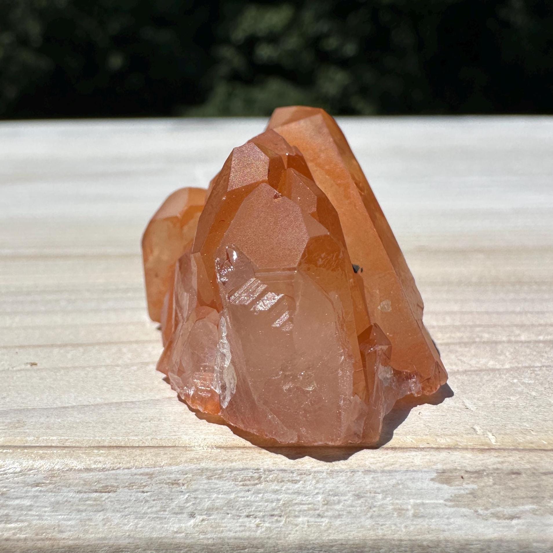 Beautiful Tangerine Quartz Small Cluster - #1