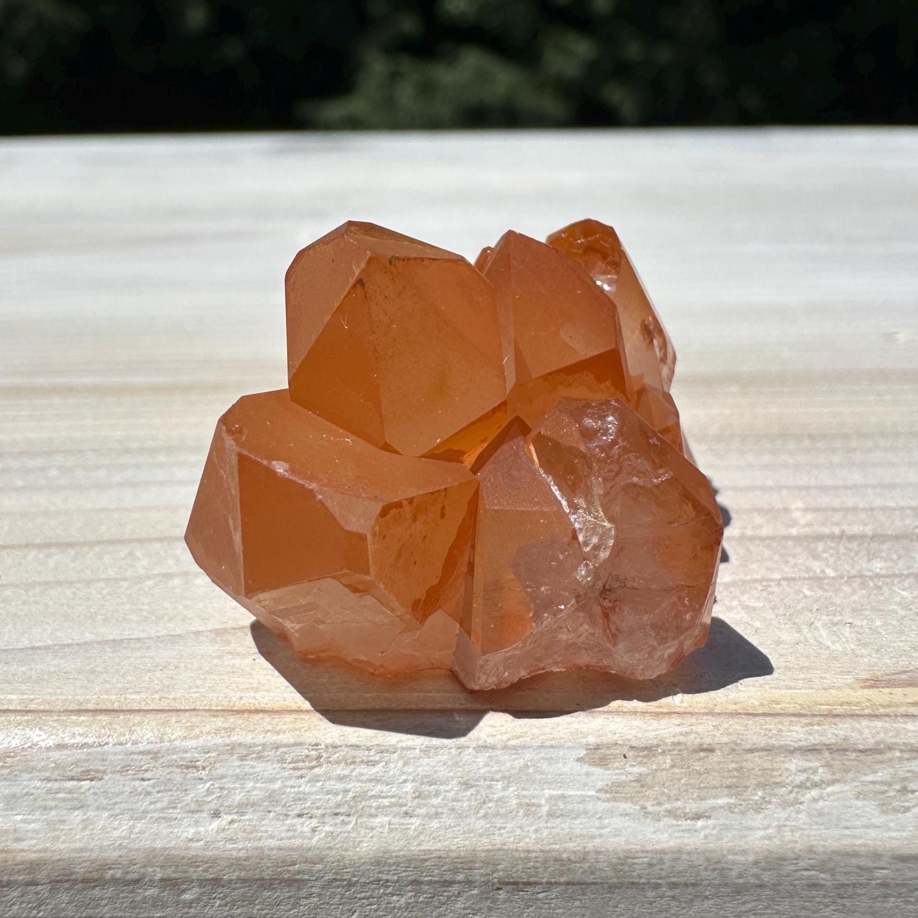Beautiful Tangerine Quartz Small Cluster - #1