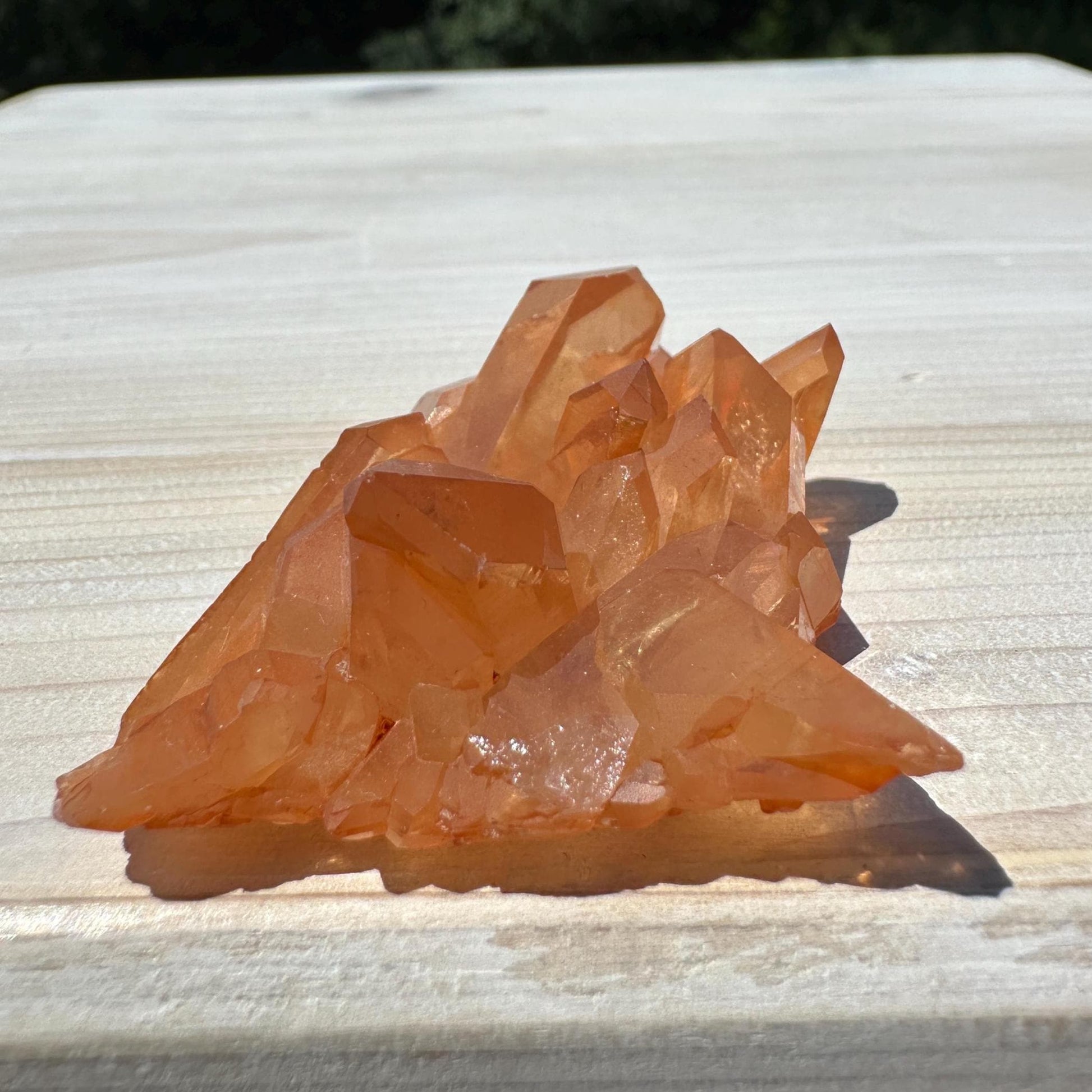 Beautiful Tangerine Quartz Small Cluster - #2