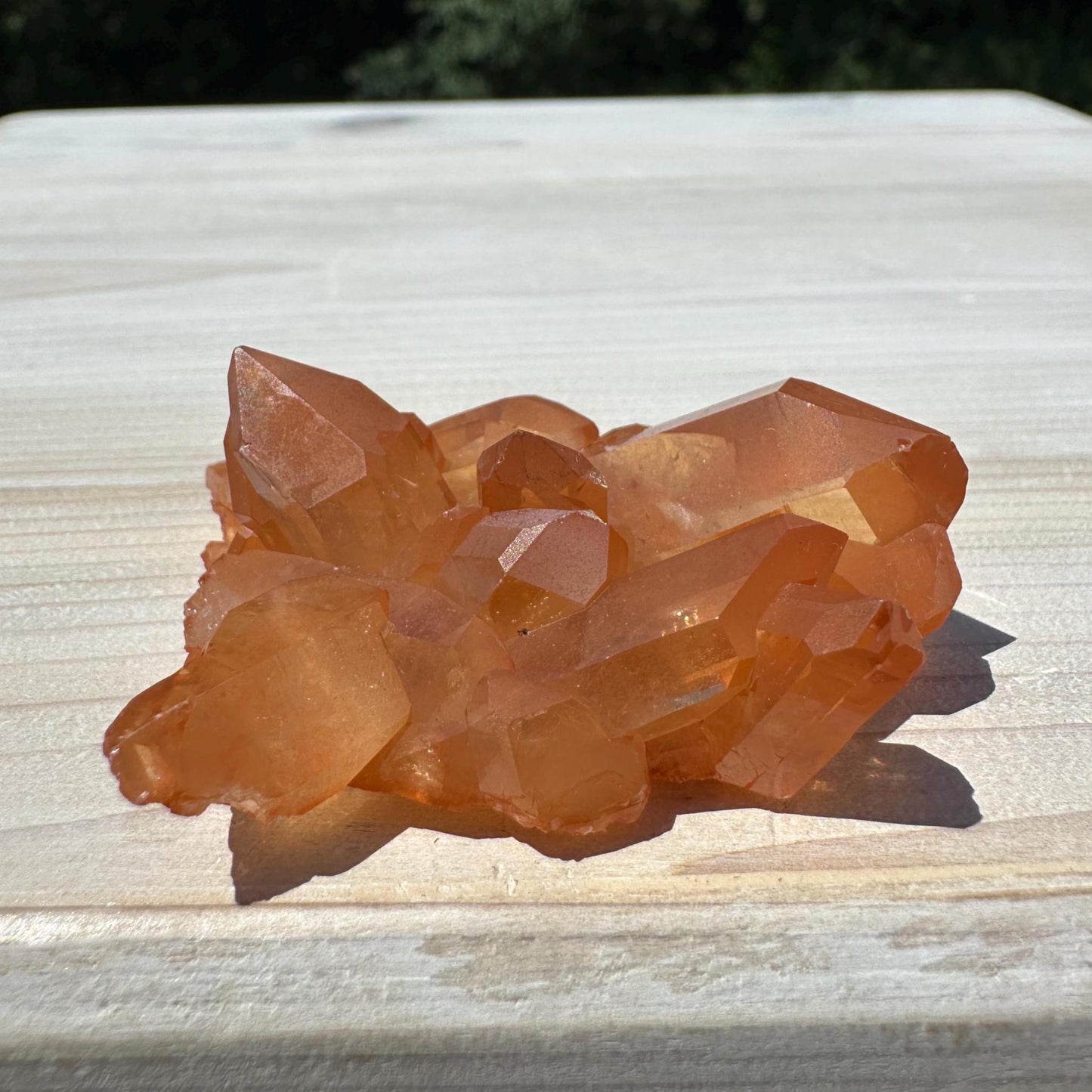 Beautiful Tangerine Quartz Small Cluster - #2
