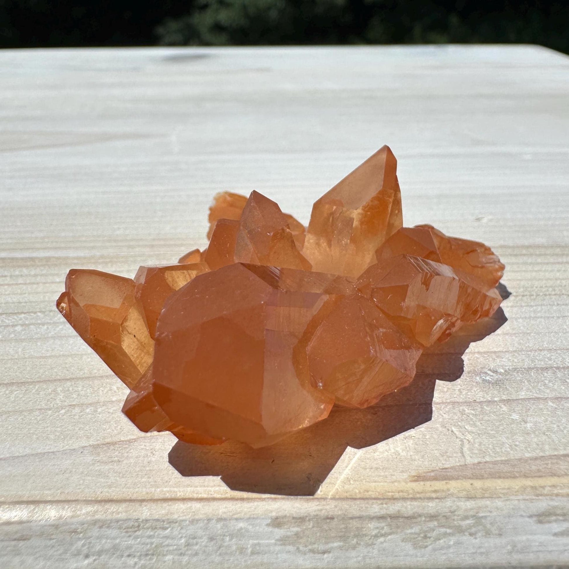 Beautiful Tangerine Quartz Small Cluster - #2
