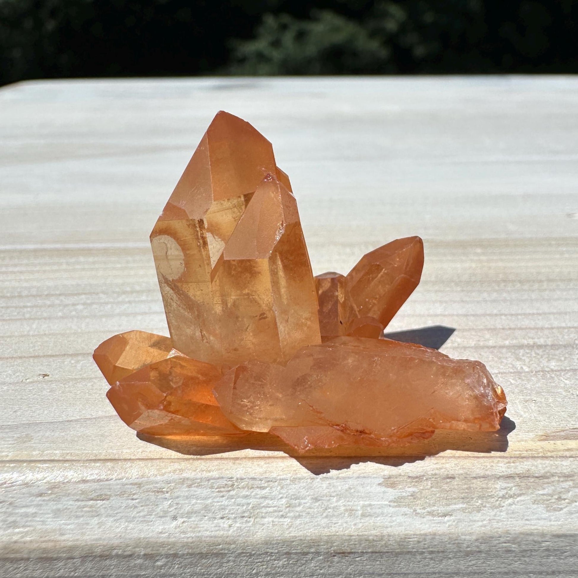 Beautiful Tangerine Quartz Small Cluster - #3
