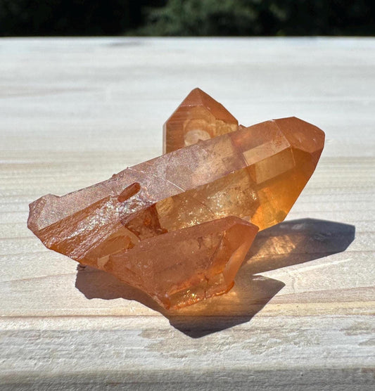 Beautiful Tangerine Quartz Small Cluster - #4