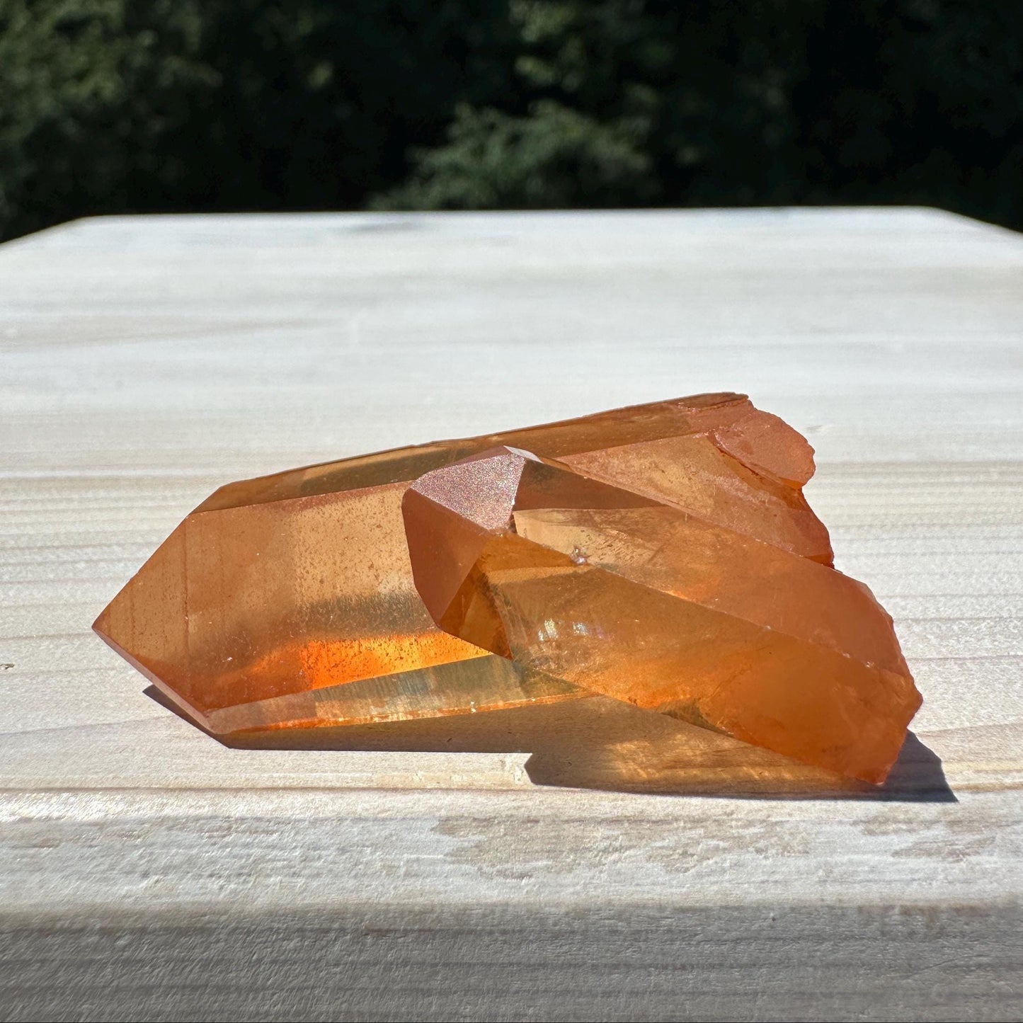 Beautiful Tangerine Quartz Small Cluster - #5