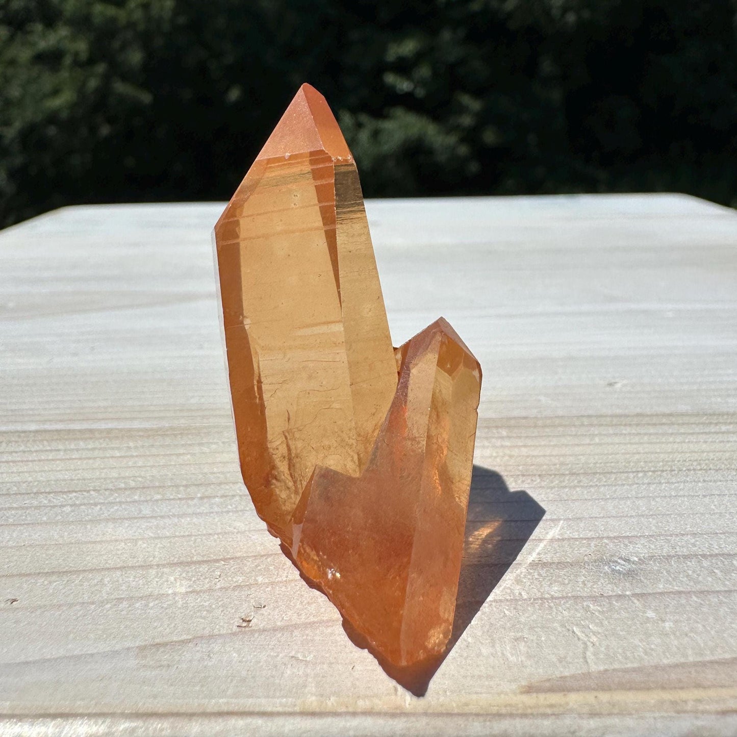 Beautiful Tangerine Quartz Small Cluster - #5