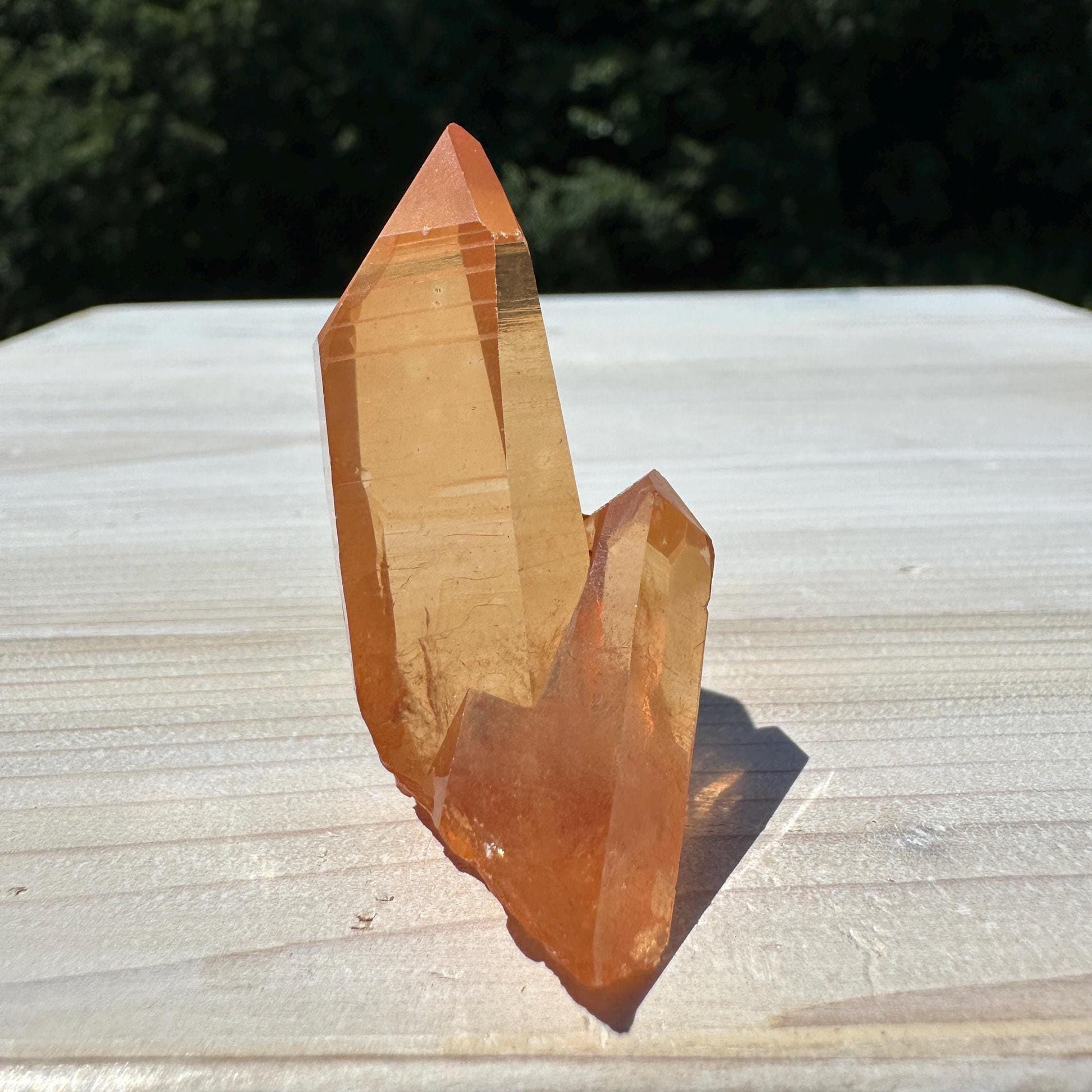 Beautiful Tangerine Quartz Small Cluster - #5