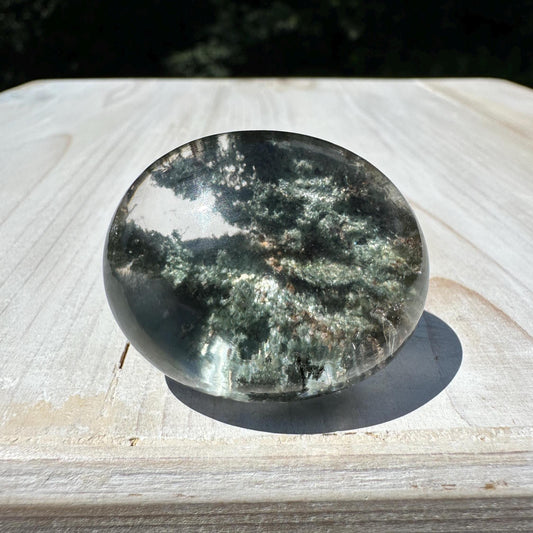 Incredible Himalayan Quartz with Green Chlorite Freeform from India - #1