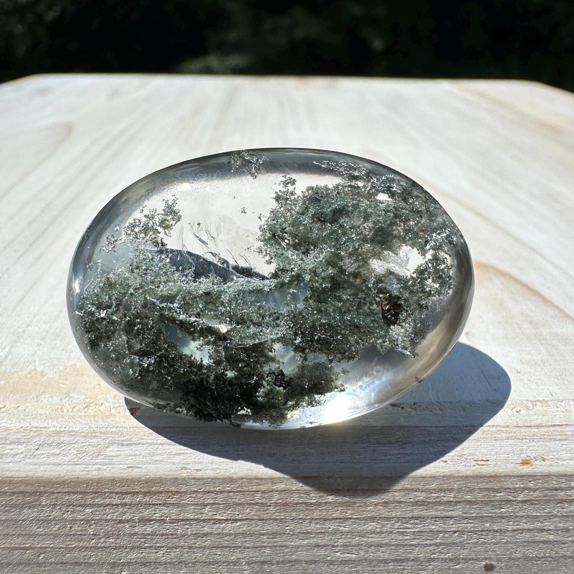Incredible Himalayan Quartz with Green Chlorite Freeform from India - #2