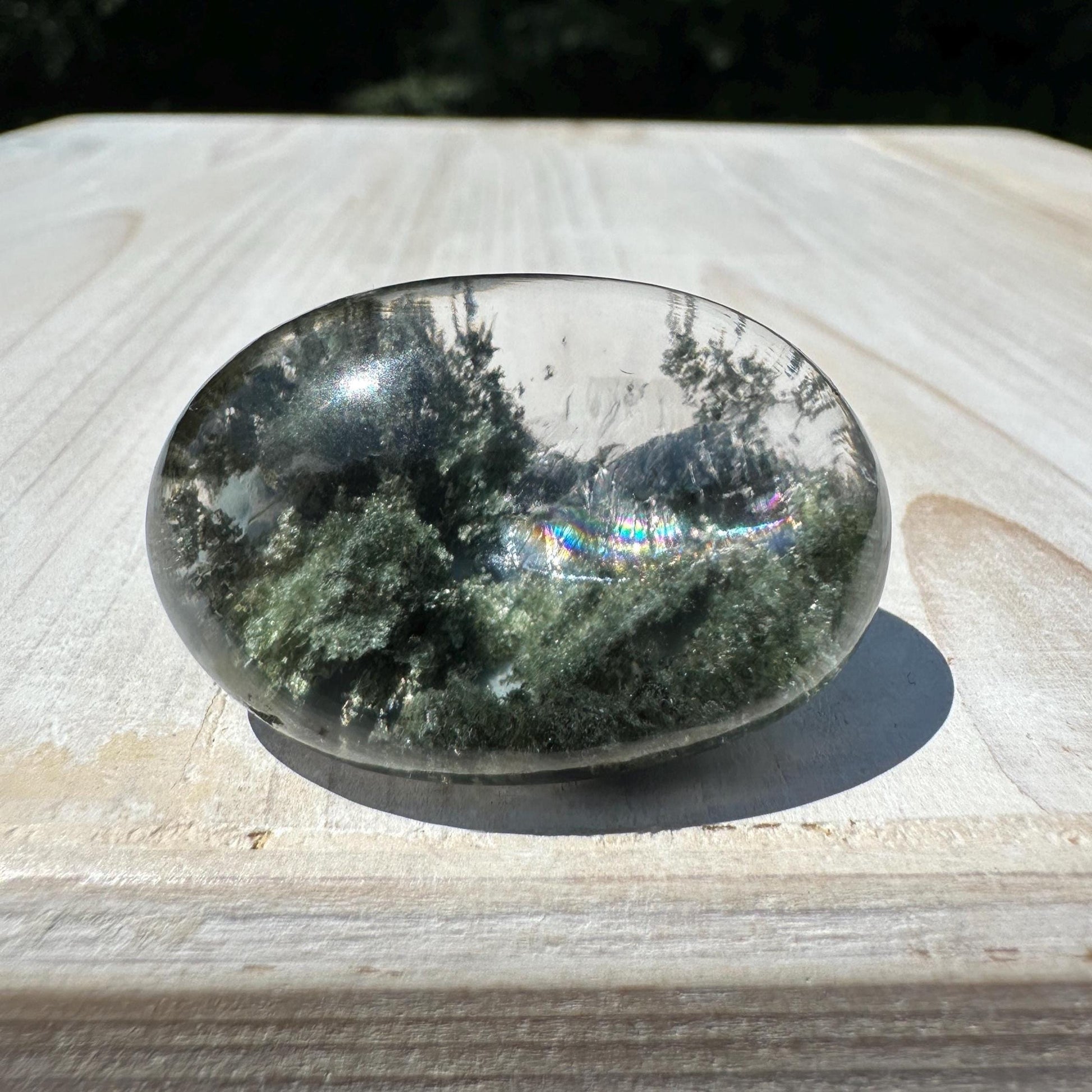 Incredible Himalayan Quartz with Green Chlorite Freeform from India - #2