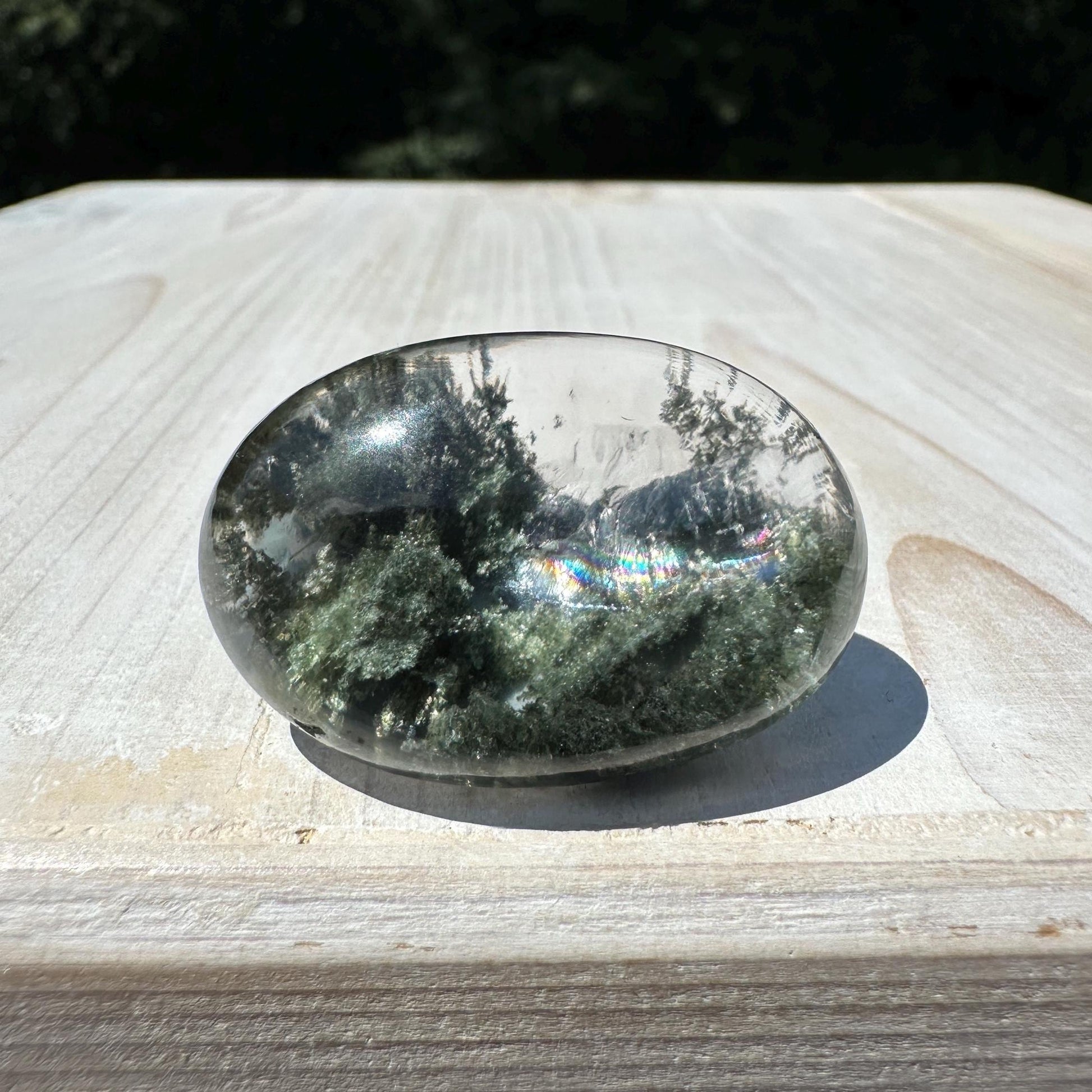 Incredible Himalayan Quartz with Green Chlorite Freeform from India - #2