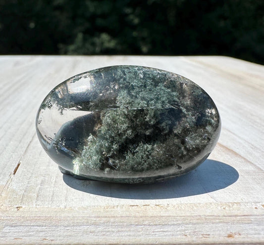 Incredible Himalayan Quartz with Green Chlorite Freeform from India - #3
