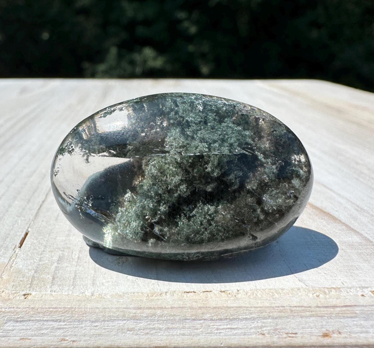 Incredible Himalayan Quartz with Green Chlorite Freeform from India - #3