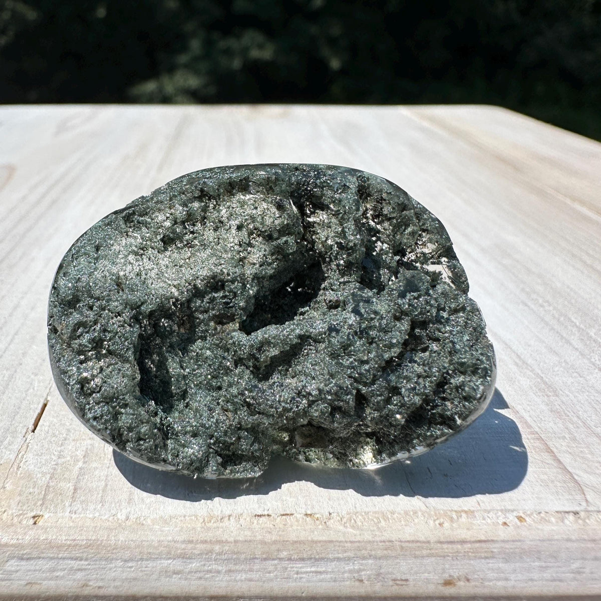 Incredible Himalayan Quartz with Green Chlorite Freeform from India - #4