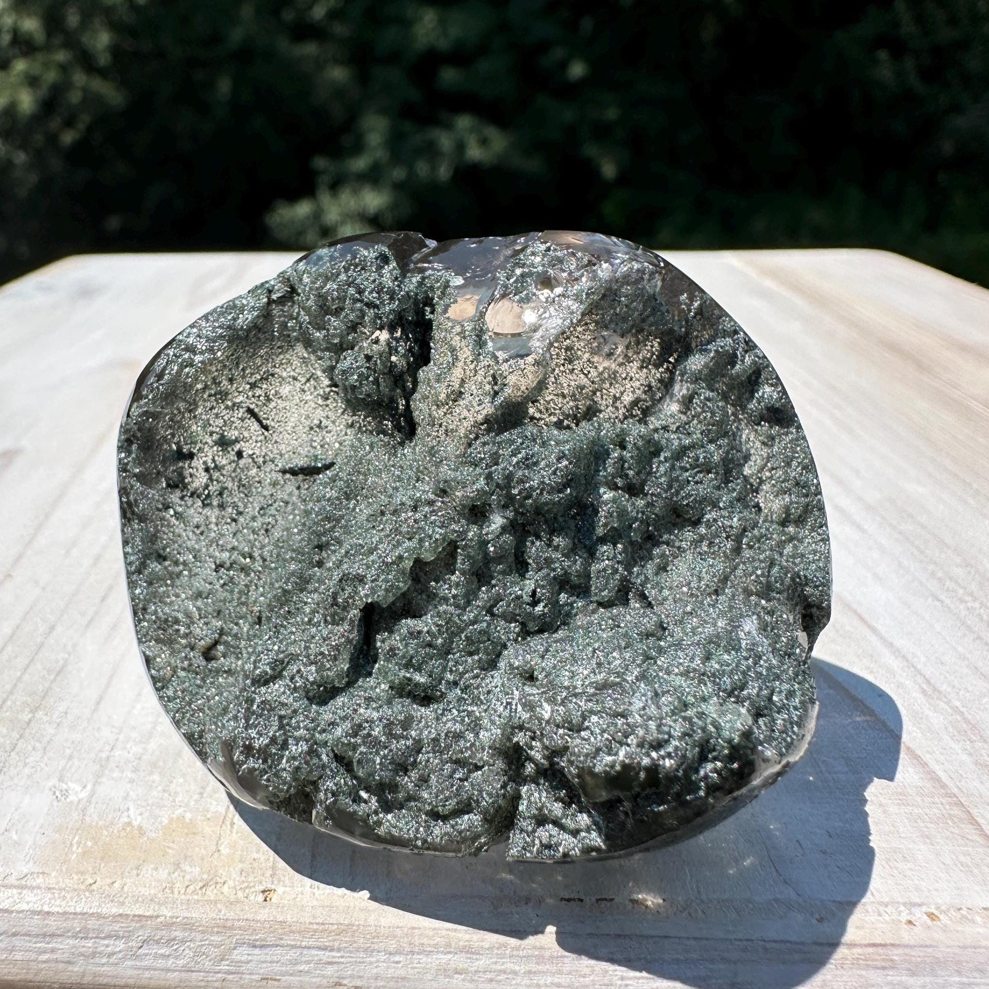 Incredible Himalayan Quartz with Green Chlorite Freeform from India - #5