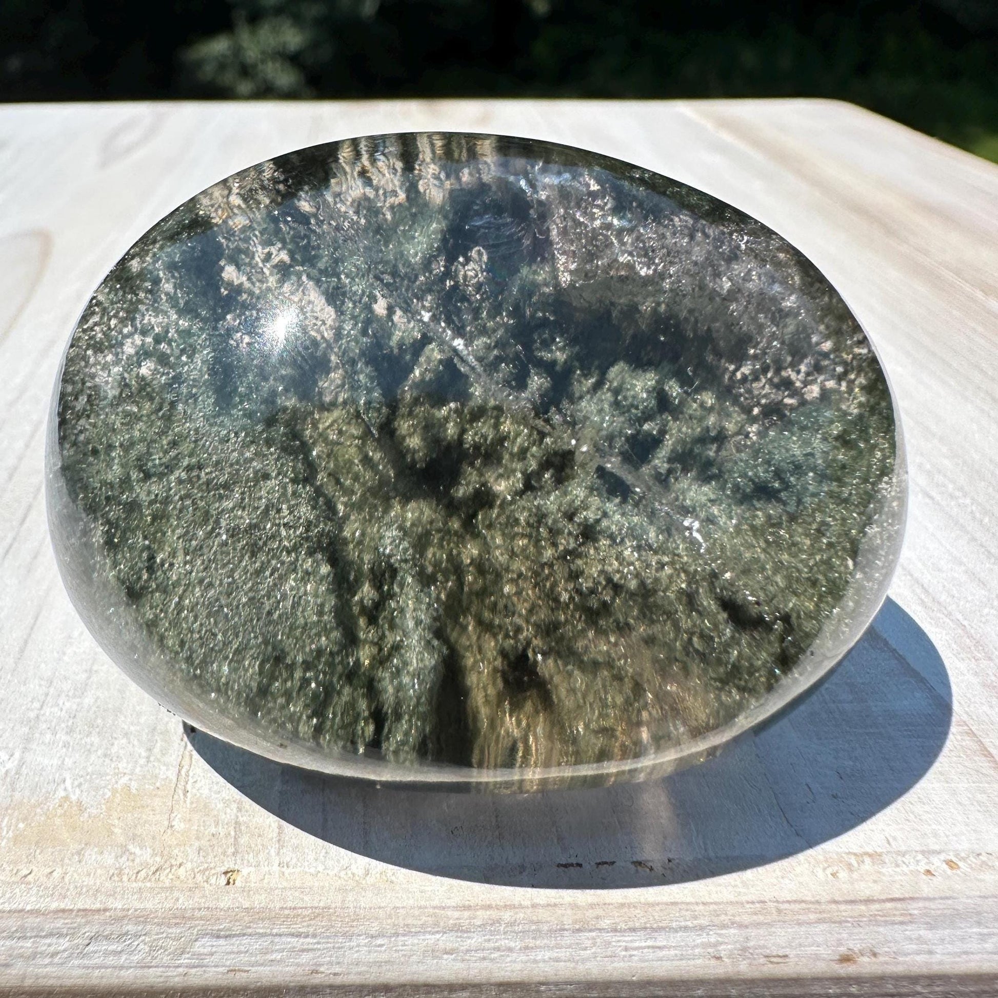 Incredible Himalayan Quartz with Green Chlorite Freeform from India - #5