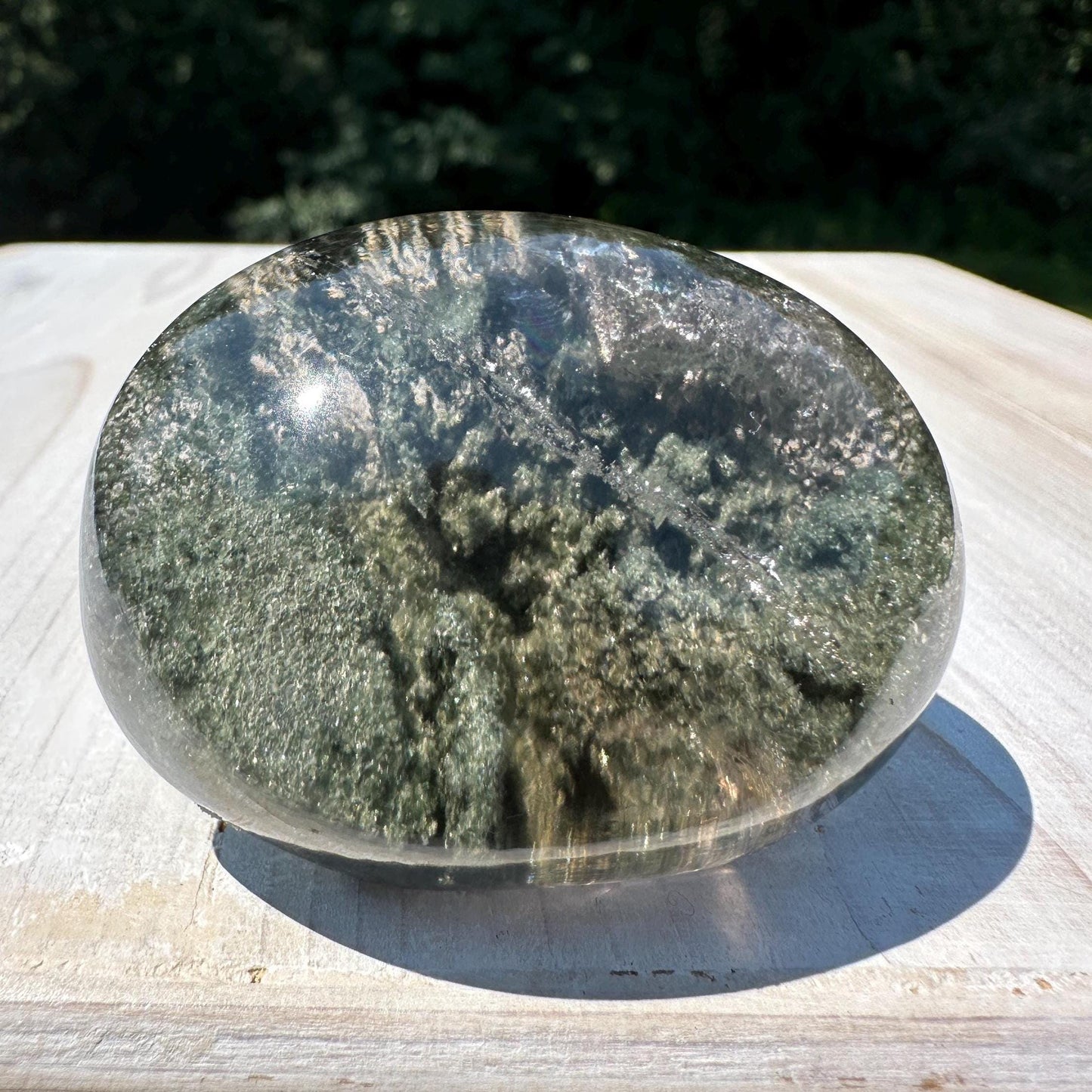 Incredible Himalayan Quartz with Green Chlorite Freeform from India - #5
