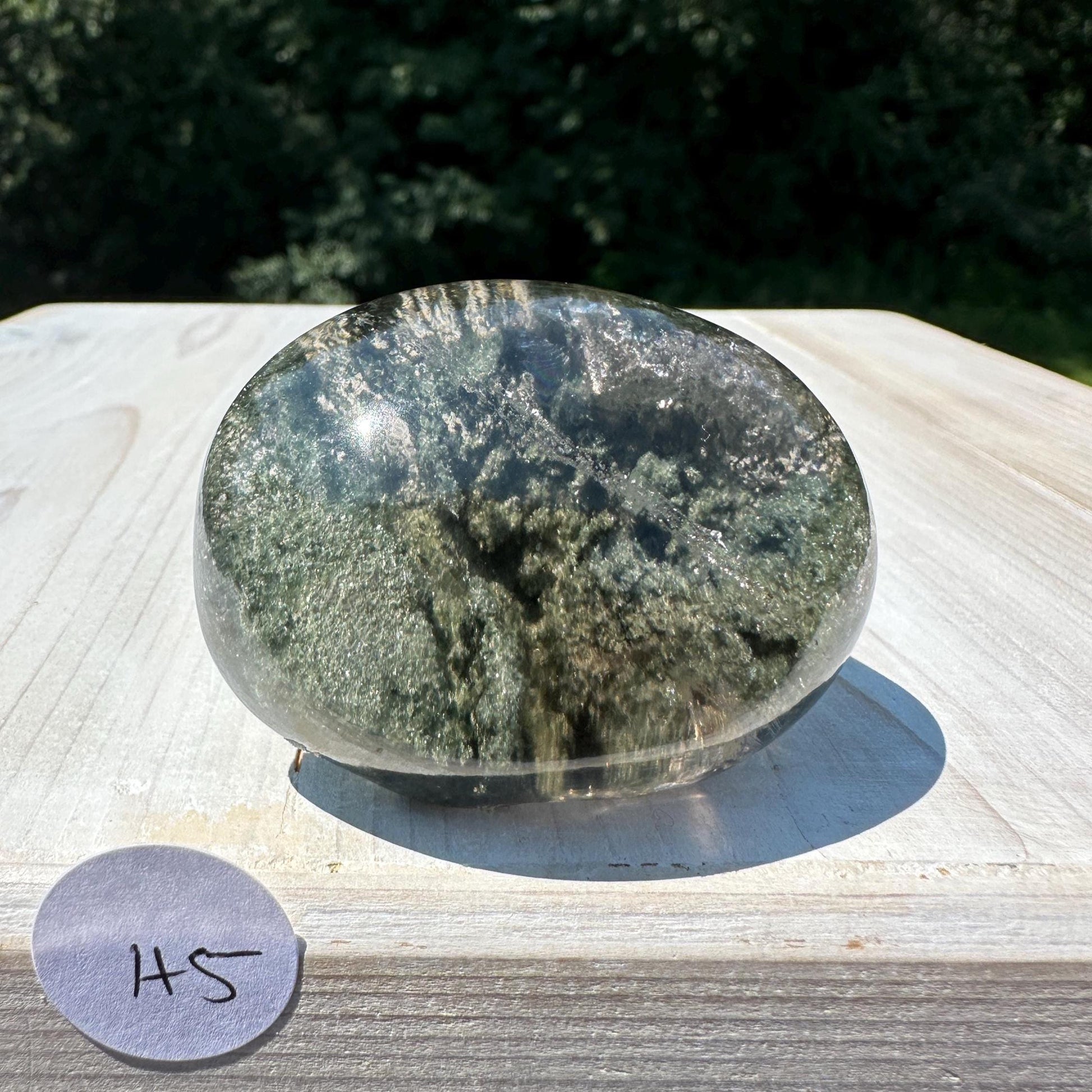 Incredible Himalayan Quartz with Green Chlorite Freeform from India - #5