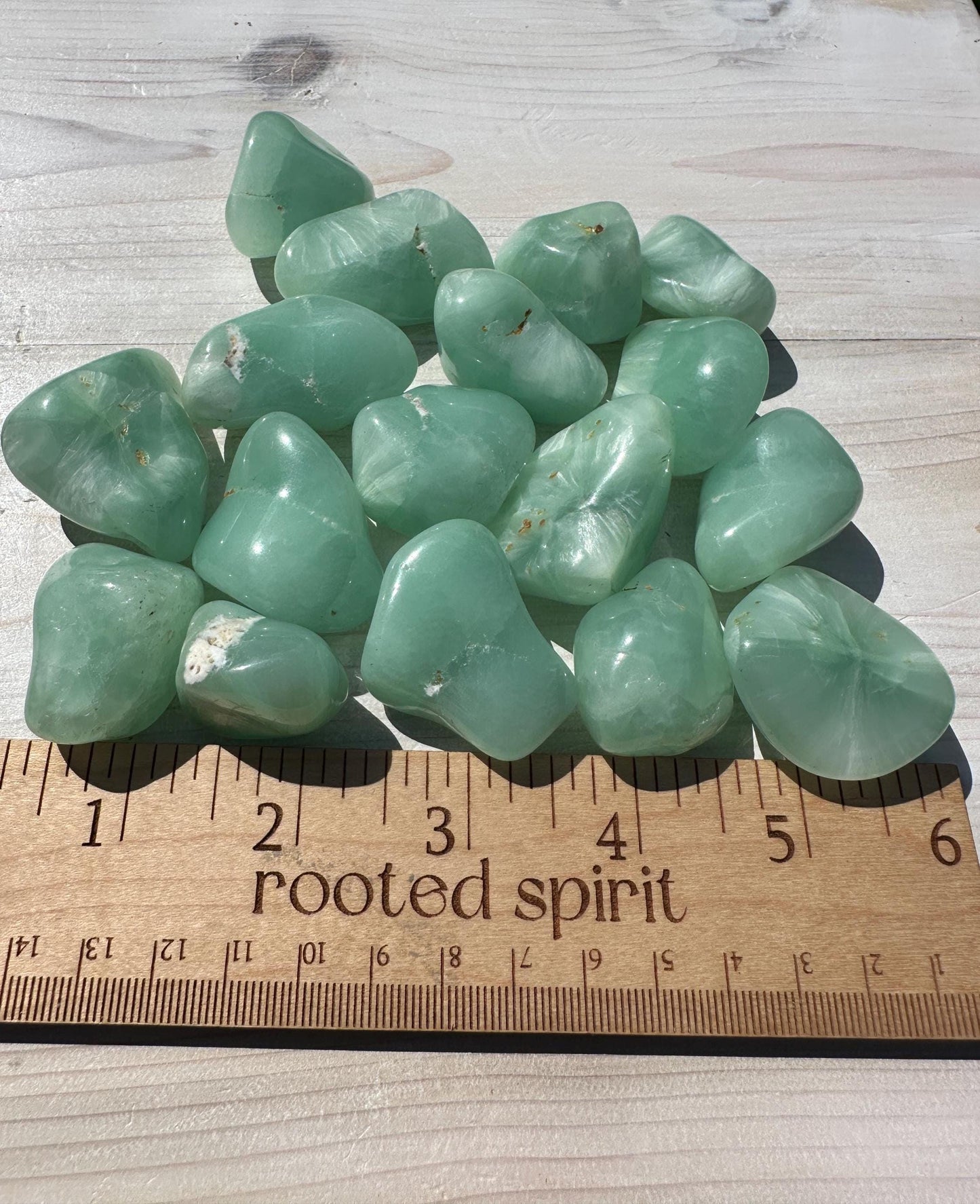 XL A Prehnite Tumbled Stone