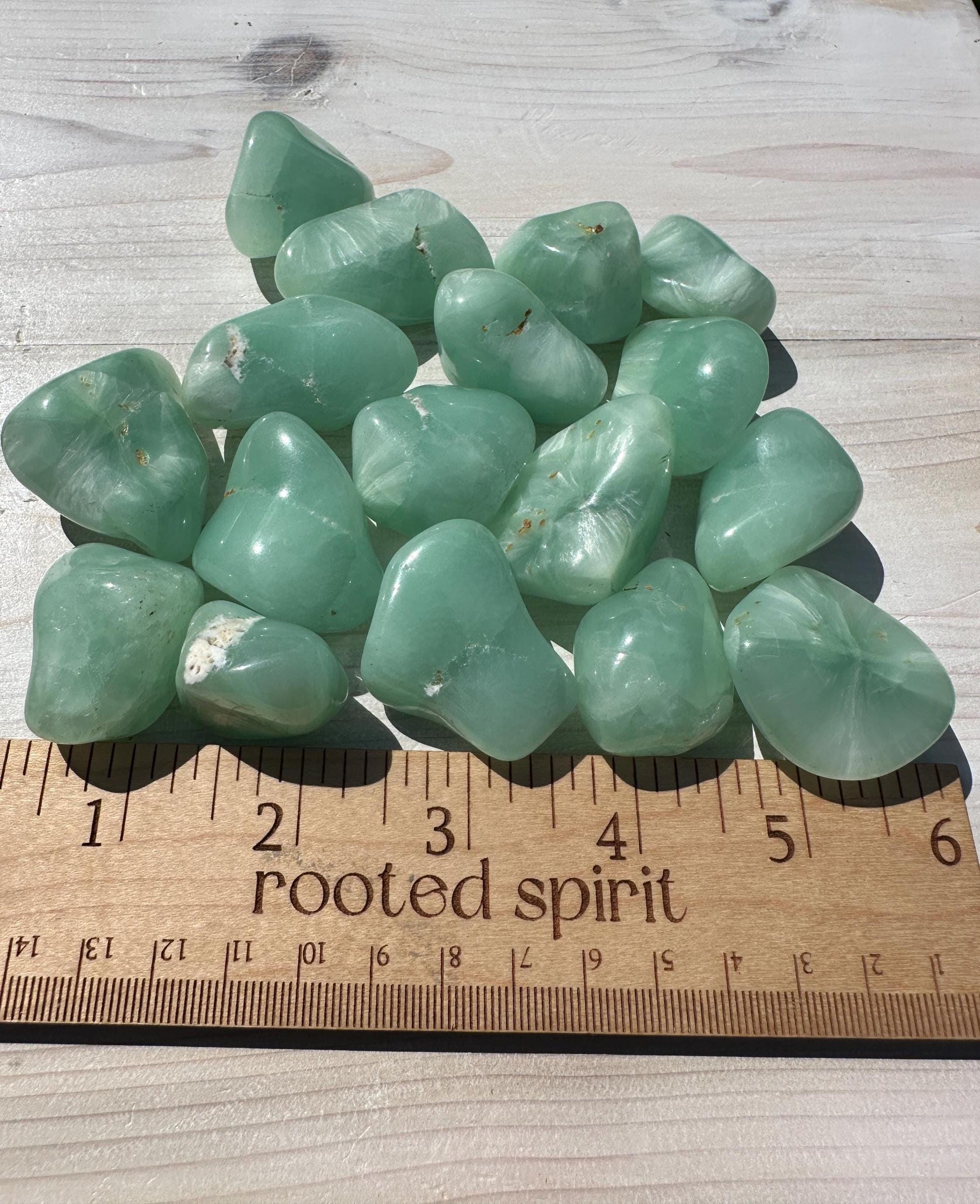 XL A Prehnite Tumbled Stone