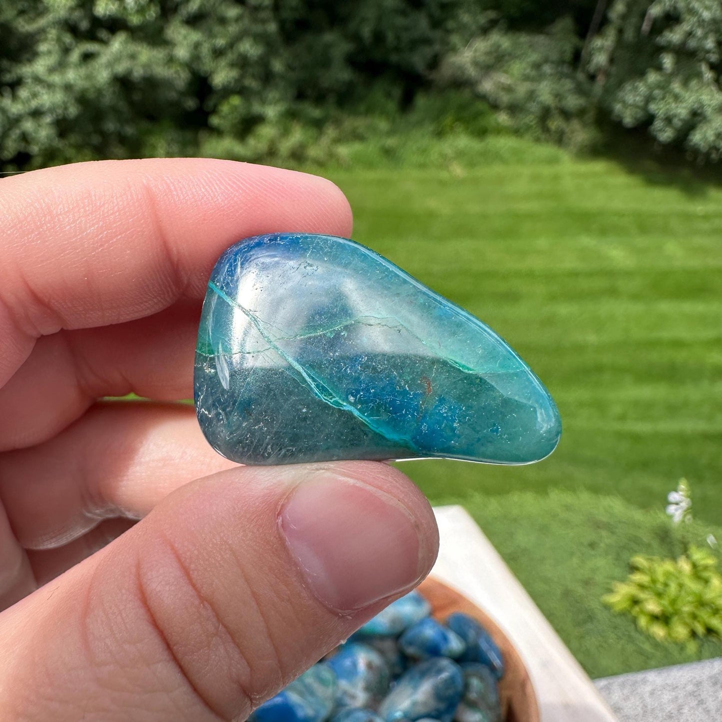 XL Shattukite in Quartz Tumbled Stone