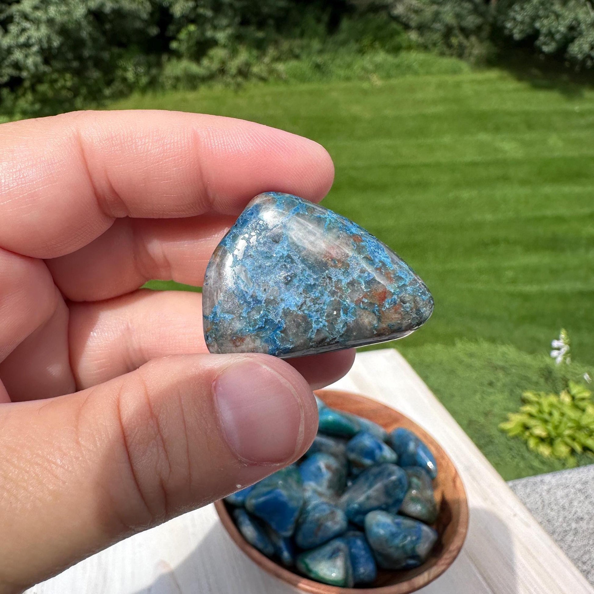 XL Shattukite in Quartz Tumbled Stone