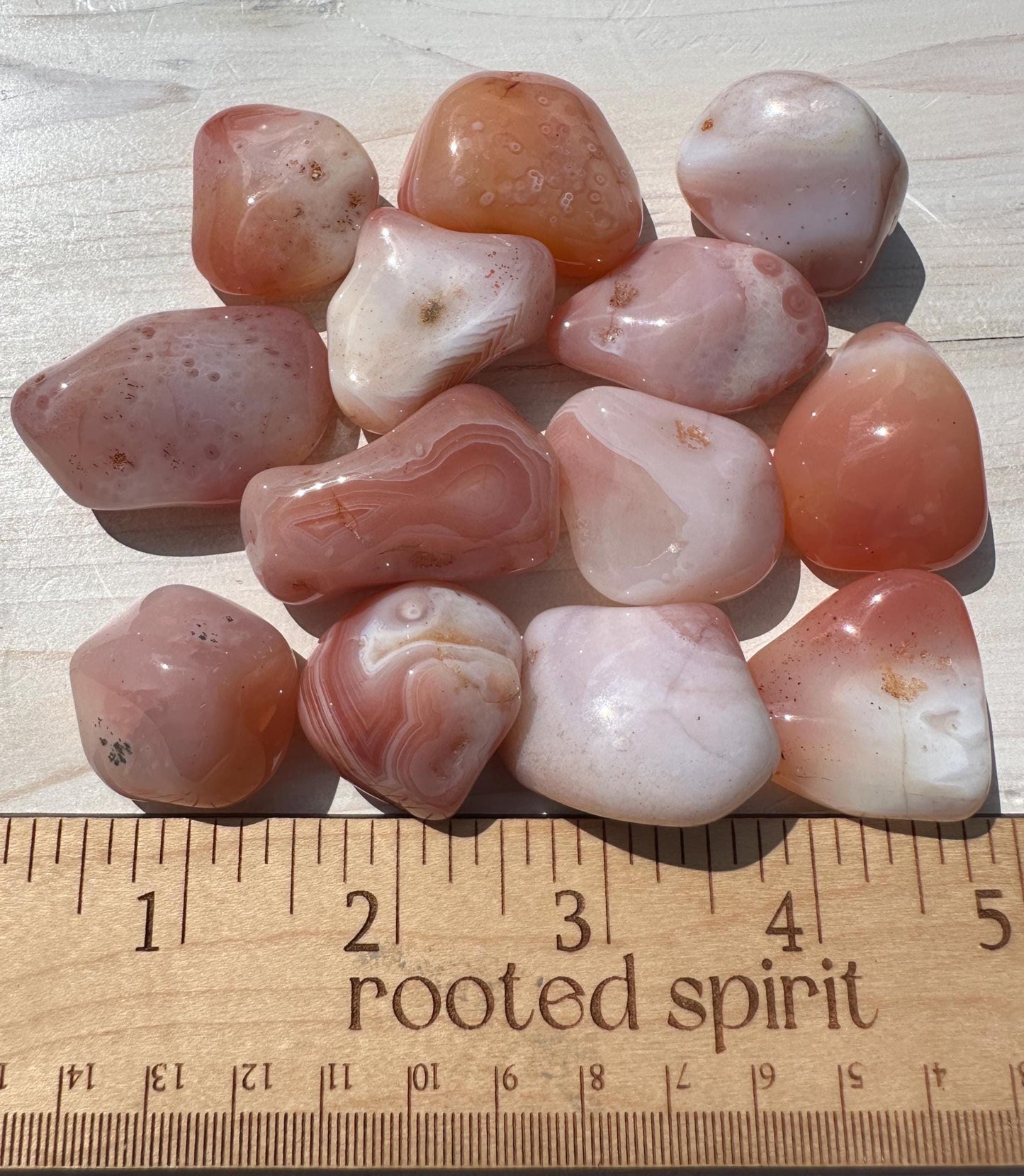 XL Apricot Agate Tumbled Stone