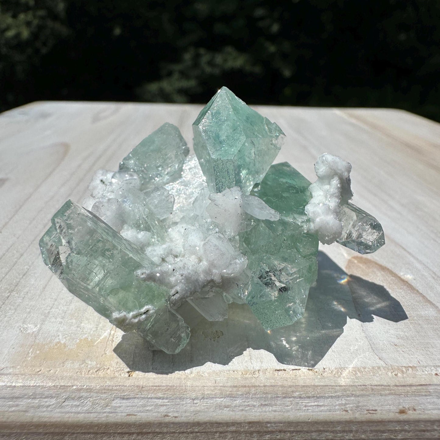 Gorgeous Green Apophyllite with Gyrolite and Chalcedony Specimen from Pune Maharashtra India