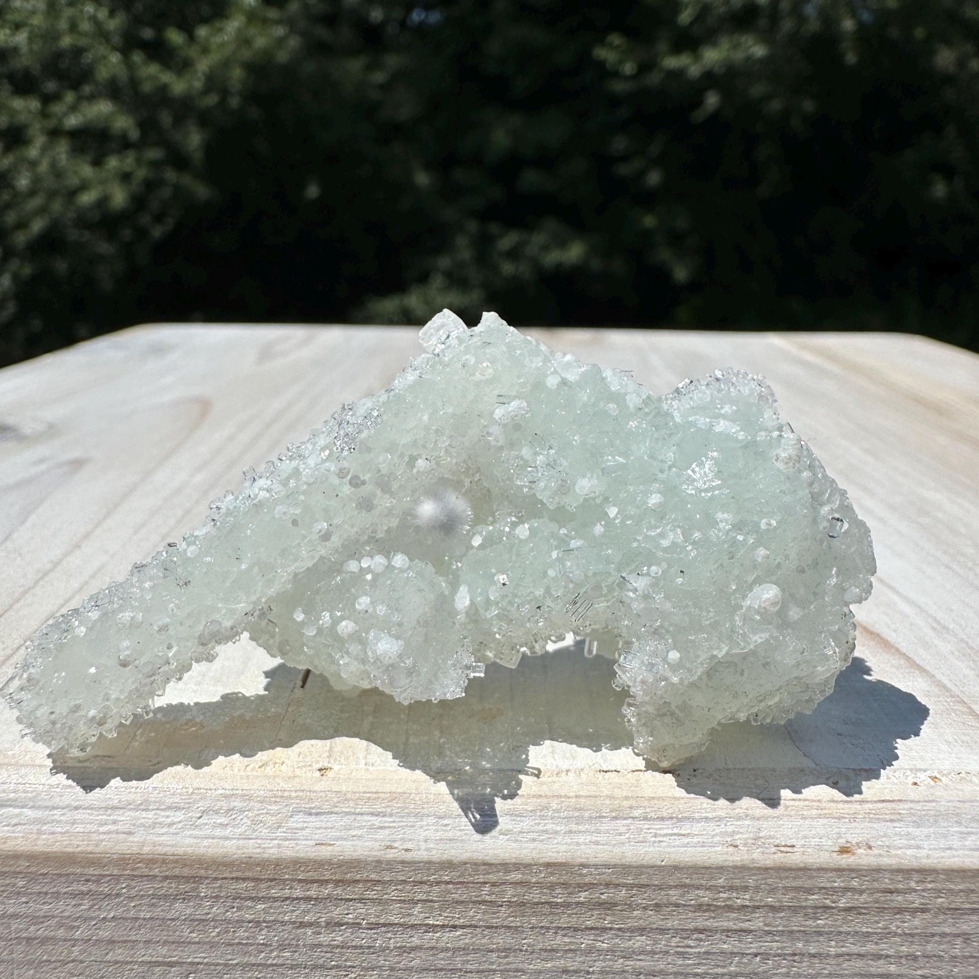 Gorgeous Prehnite with Okenite and Gyrolite Specimen from Mumbai India