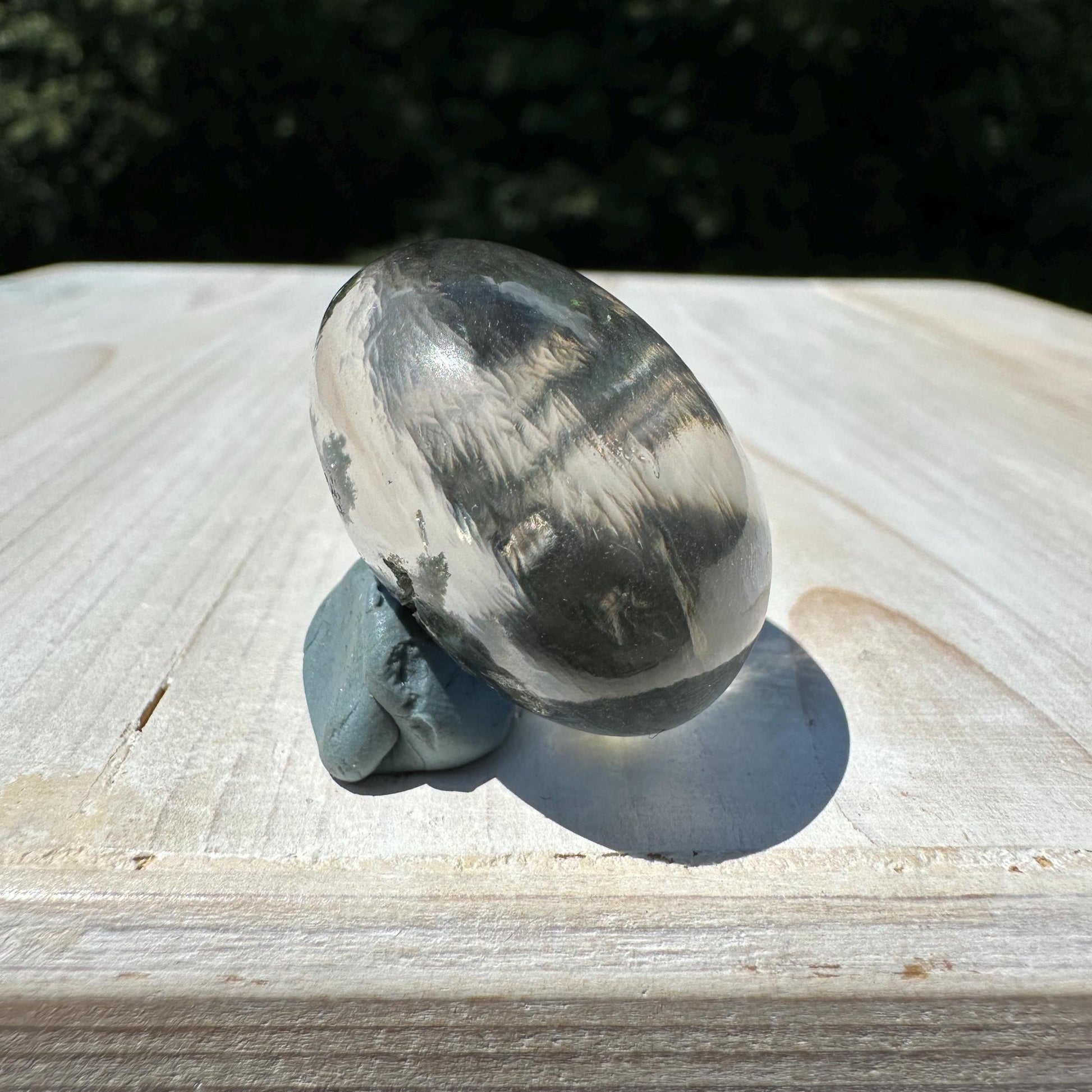 Incredible Himalayan Quartz with Green Chlorite Freeform from India - #1
