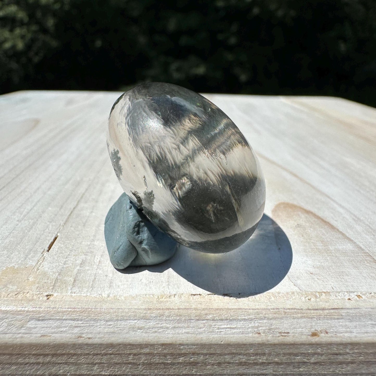 Incredible Himalayan Quartz with Green Chlorite Freeform from India - #1