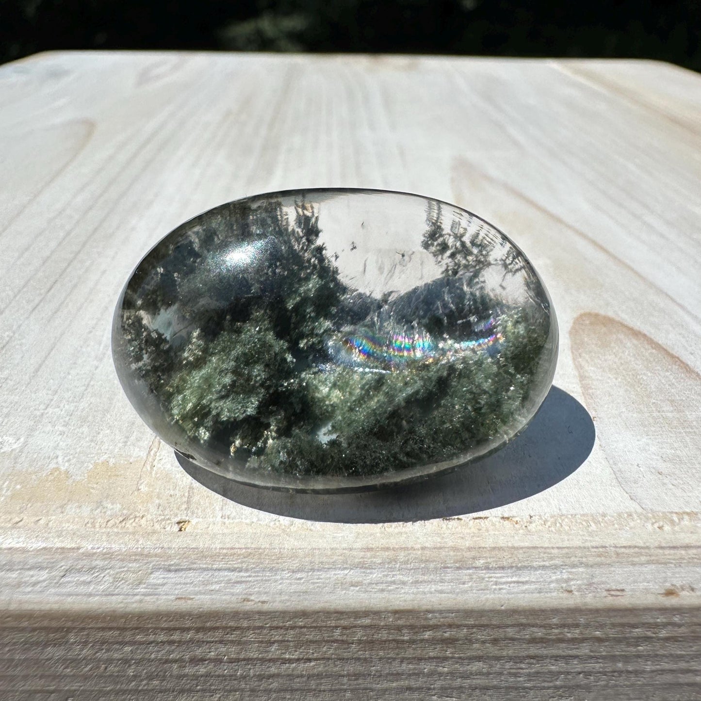 Incredible Himalayan Quartz with Green Chlorite Freeform from India - #2