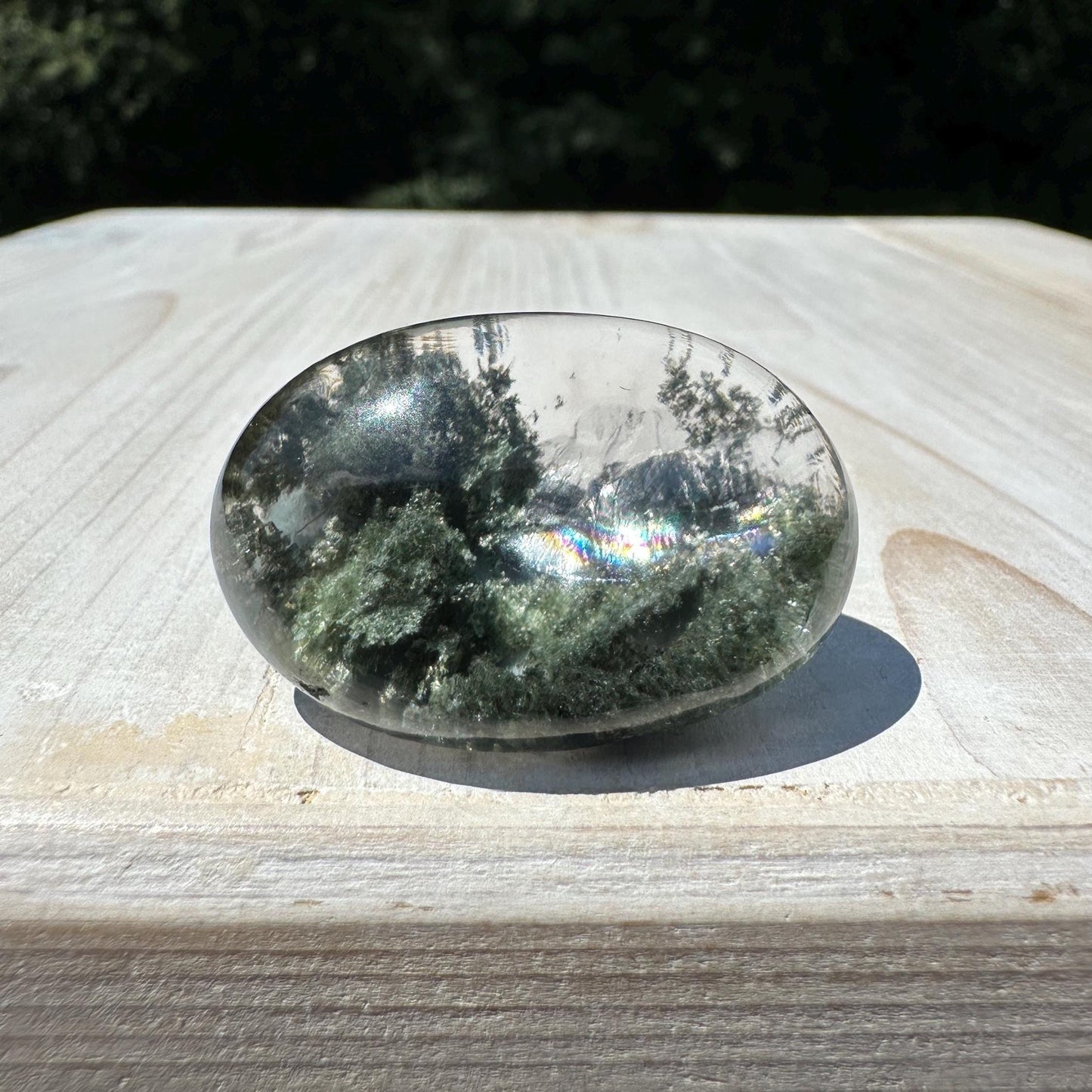 Incredible Himalayan Quartz with Green Chlorite Freeform from India - #2