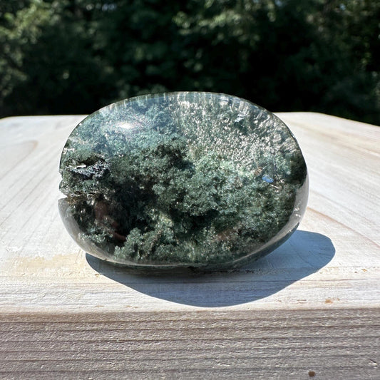 Incredible Himalayan Quartz with Green Chlorite Freeform from India - #4