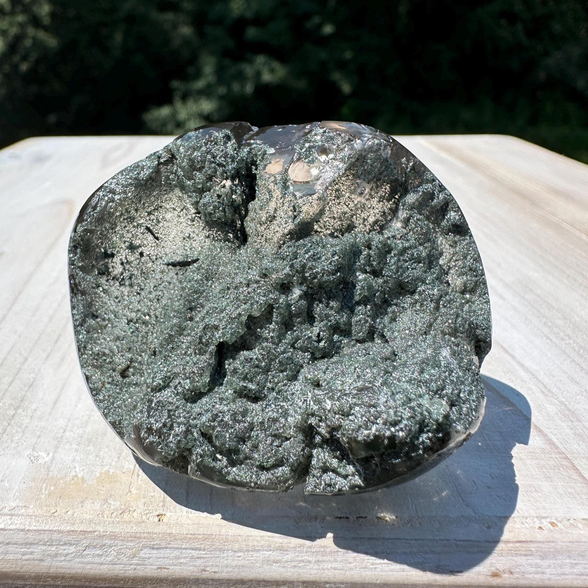 Incredible Himalayan Quartz with Green Chlorite Freeform from India - #5