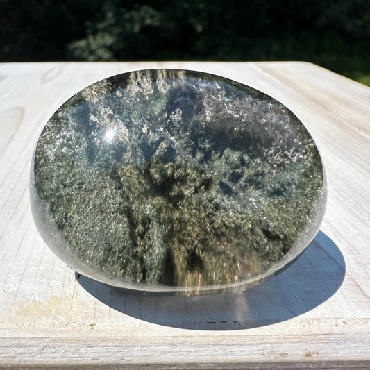 Incredible Himalayan Quartz with Green Chlorite Freeform from India - #5