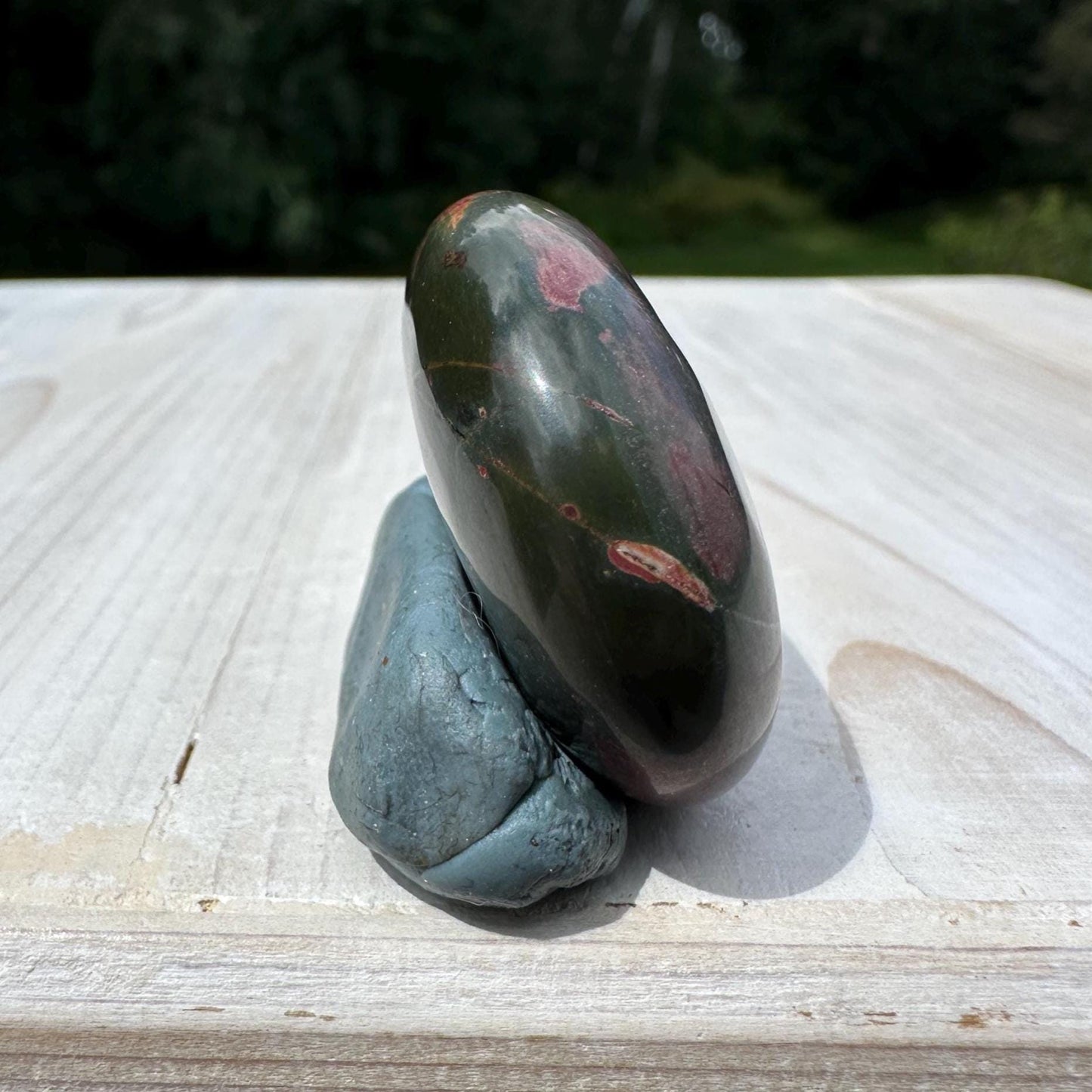Gorgeous Cherry Creek Jasper Palm Stones - #5