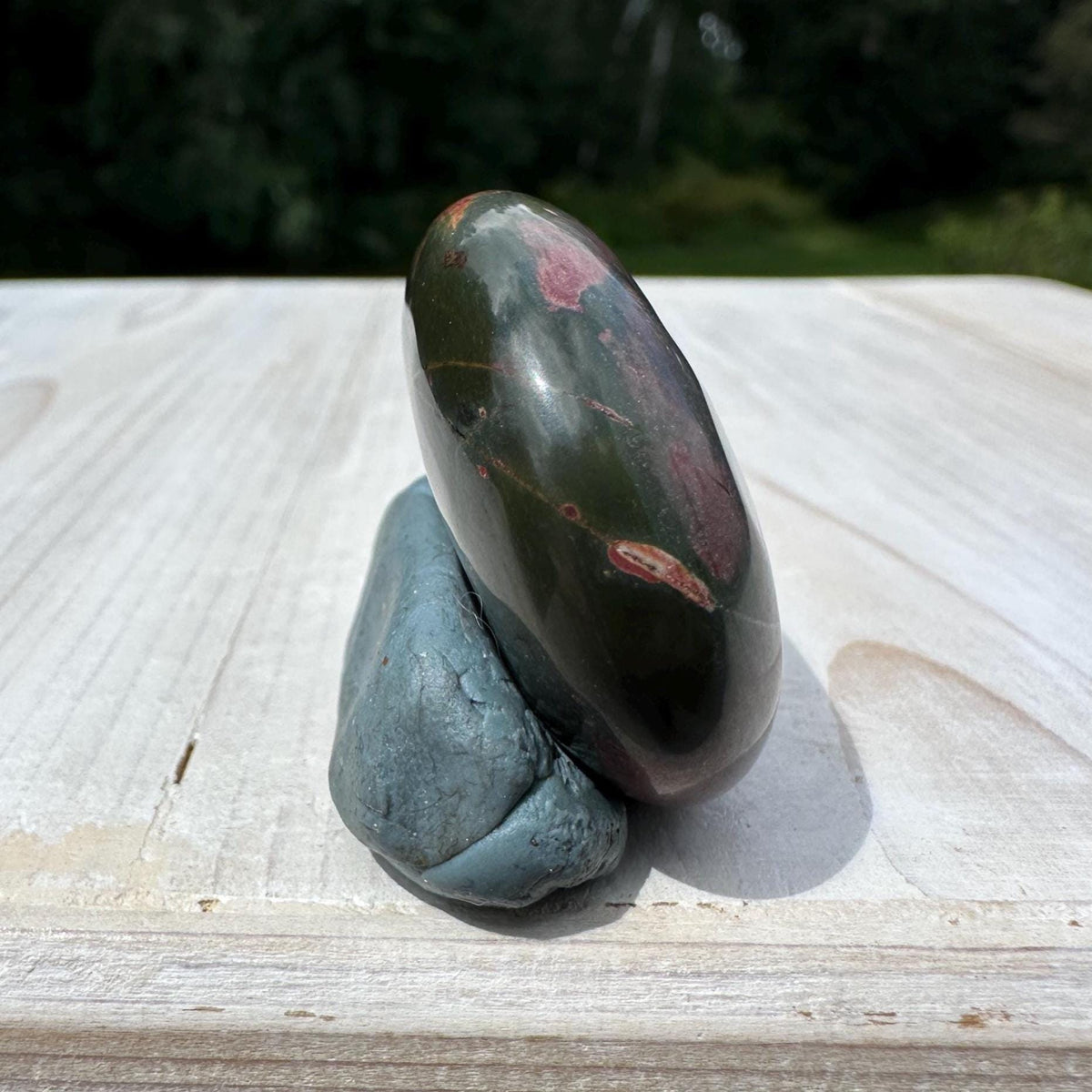 Gorgeous Cherry Creek Jasper Palm Stones - #5