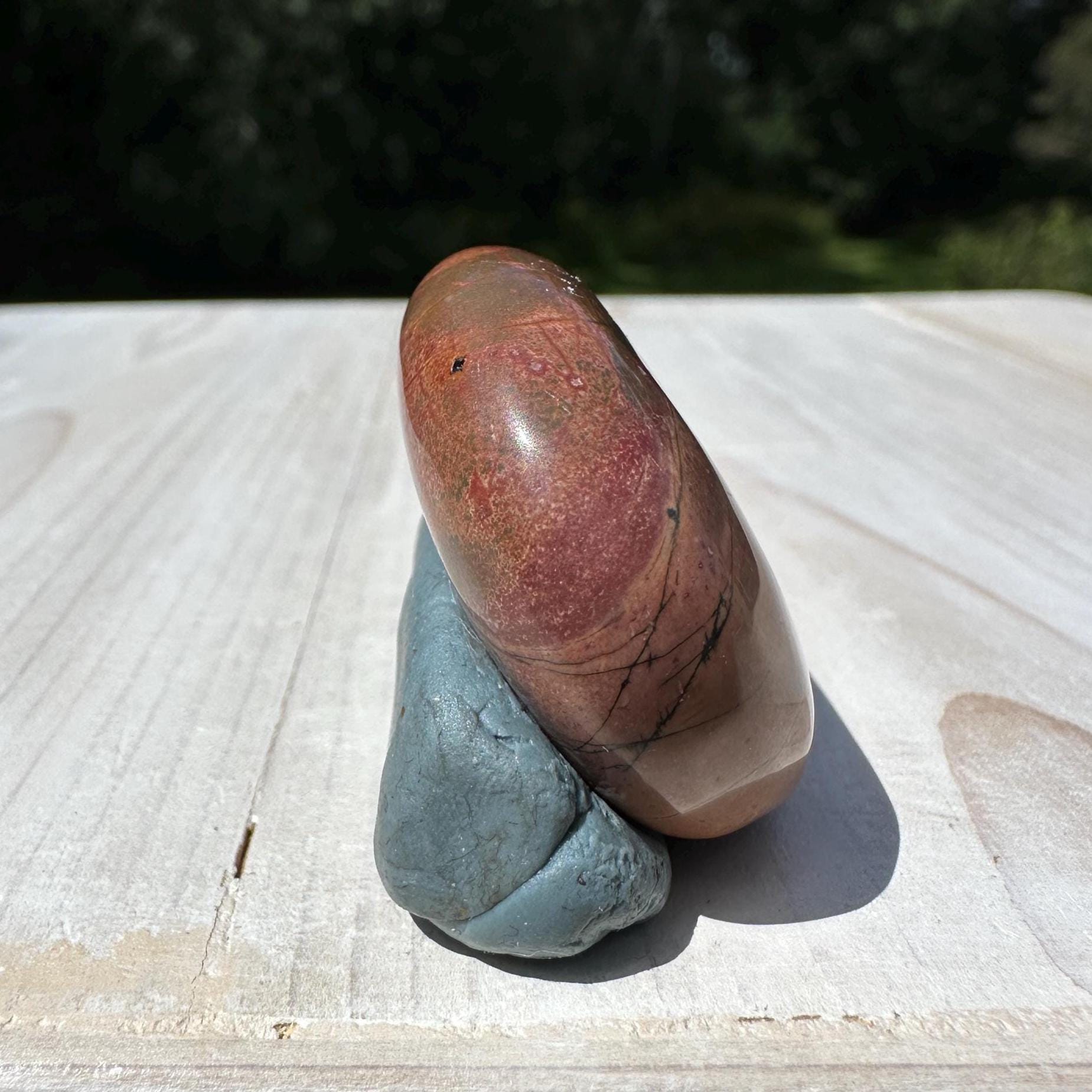 Gorgeous Cherry Creek Jasper Palm Stones - #8